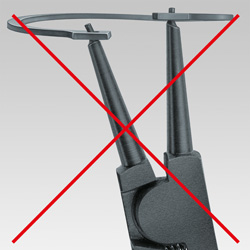 Pince de précision pour circlips extérieurs droit - KNIPEX - 49 11 A0 SB