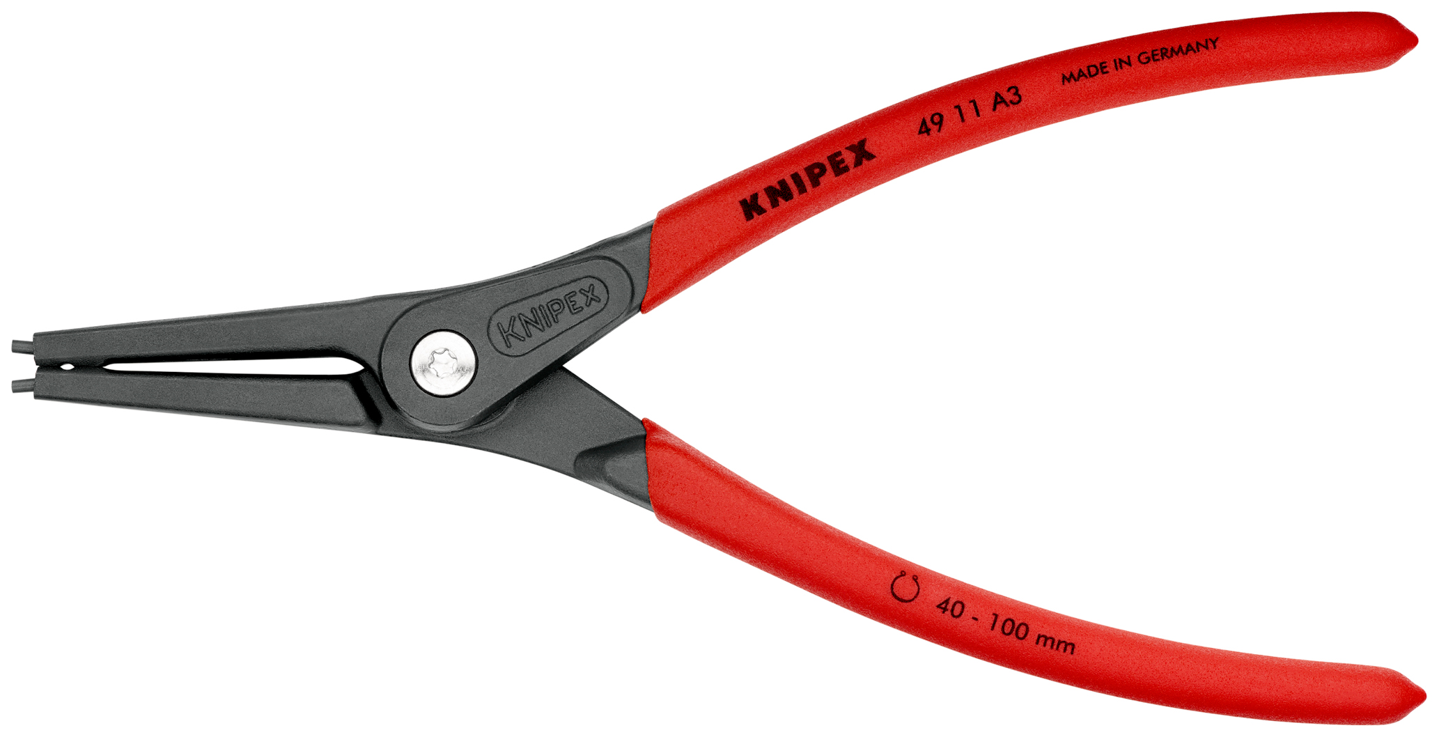 Pince 225mm circlips exterieurs 40-100mm KNIPEX - 49 11 A3