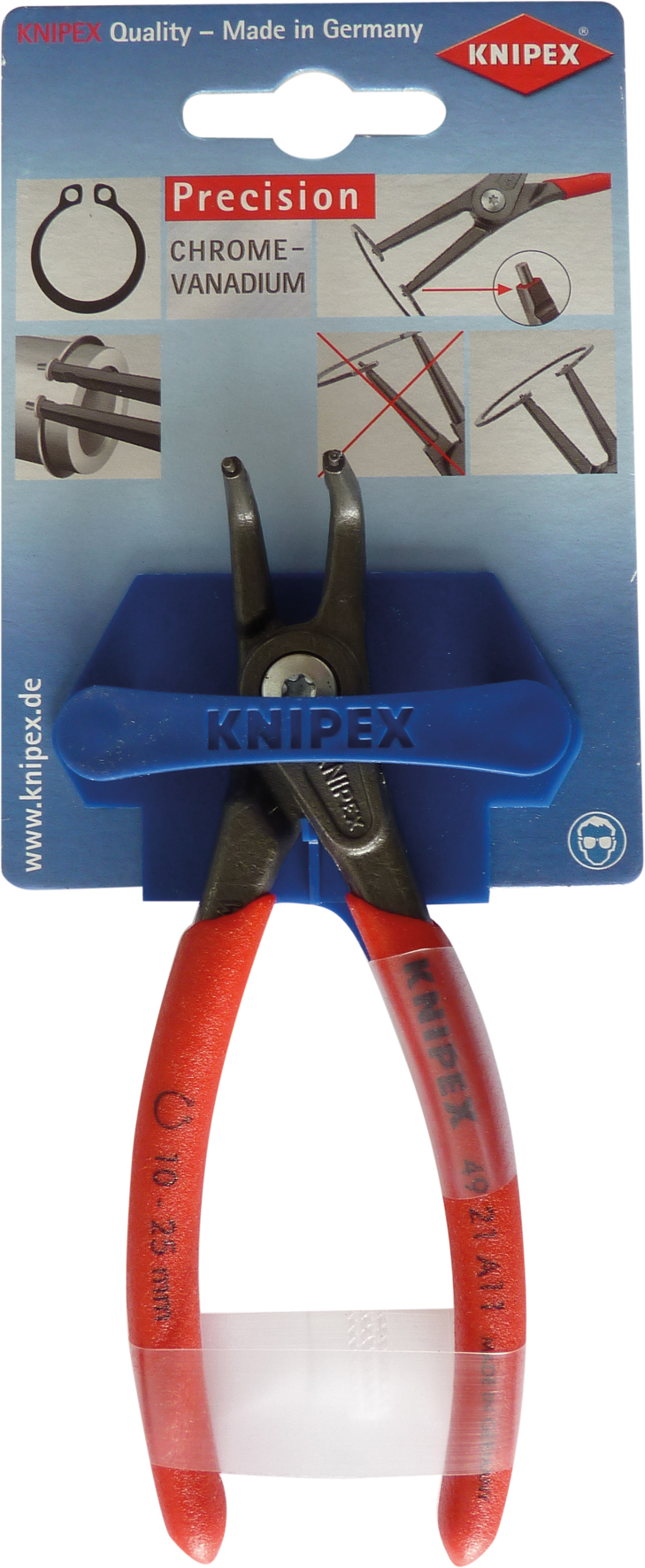 Pince circlips ext.coudee d.10 KNIPEX - 4921A11SB