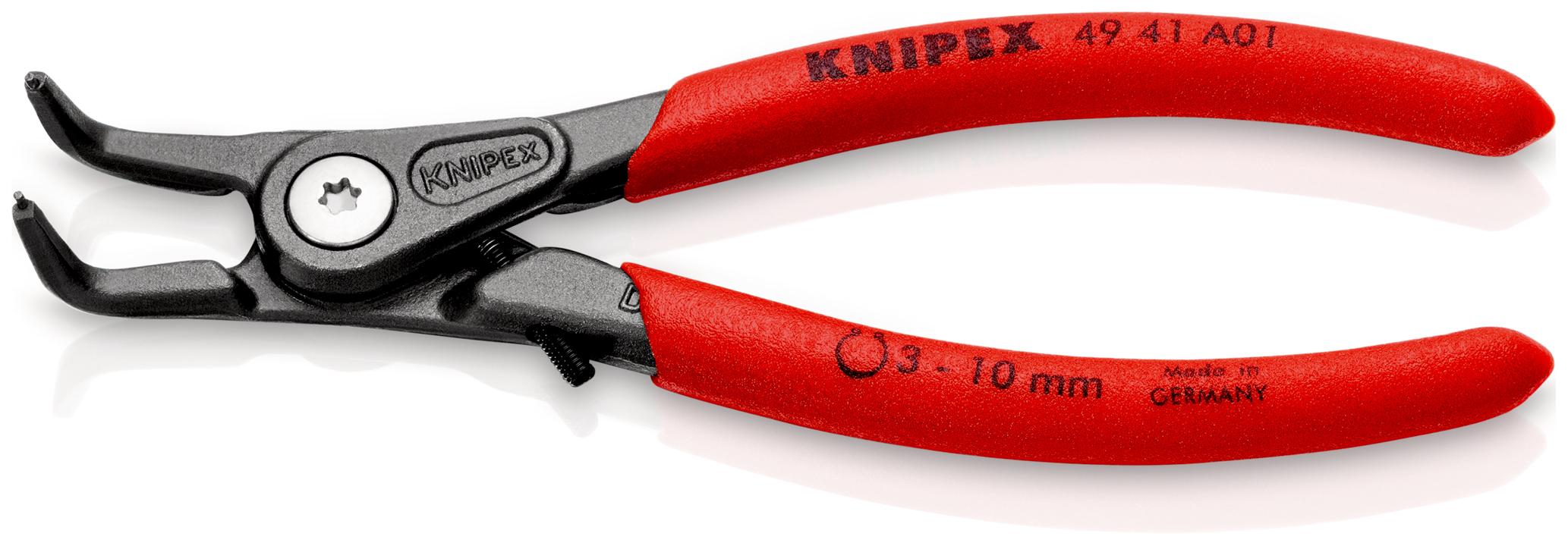 Pnce 130mm circl. int 3-10mm 90°+vis reg KNIPEX - 49 41 A01