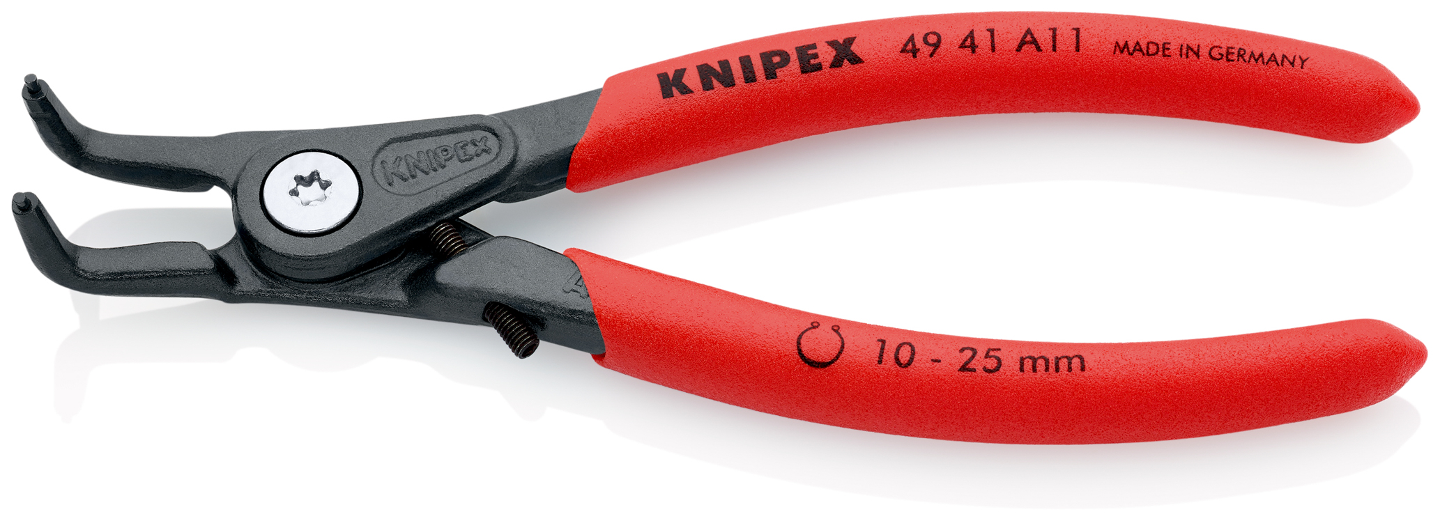 Pce 130mm circl. int 10-25mm 90°+vis reg KNIPEX - 49 41 A11