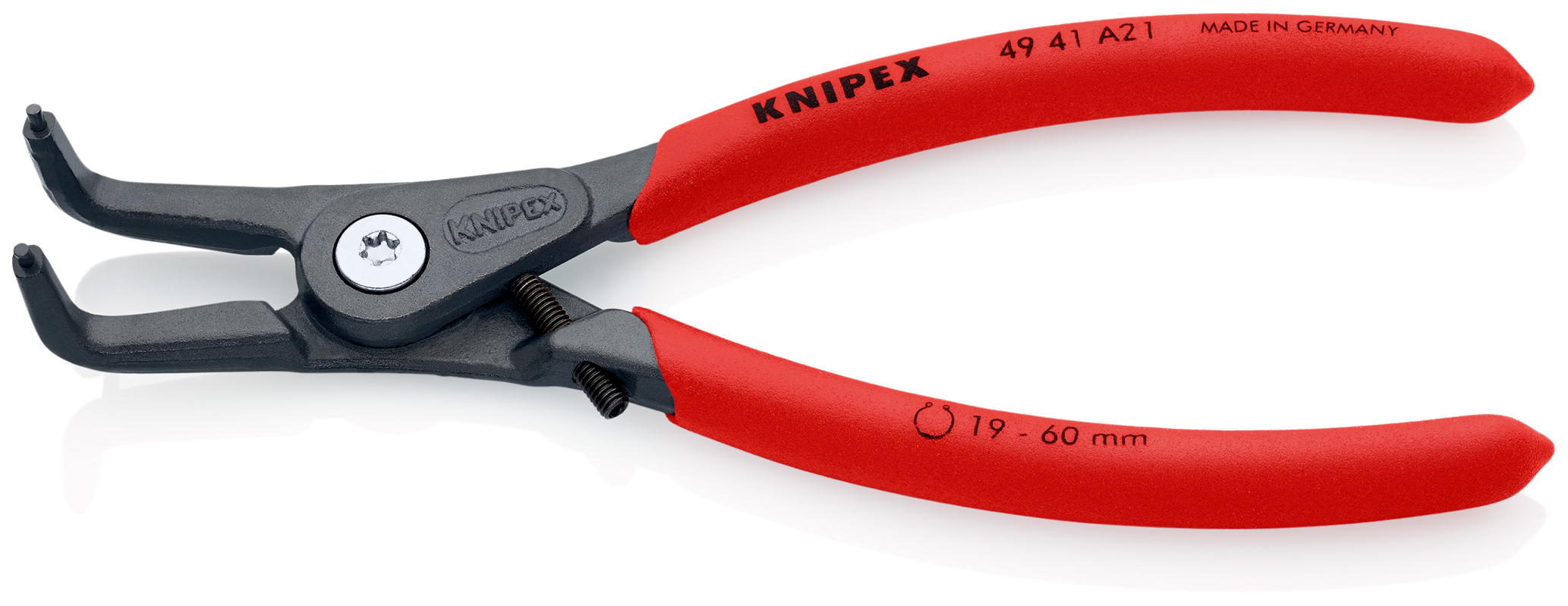 Pce 165mm circl. int 19-60mm 90°+vis reg KNIPEX - 49 41 A21