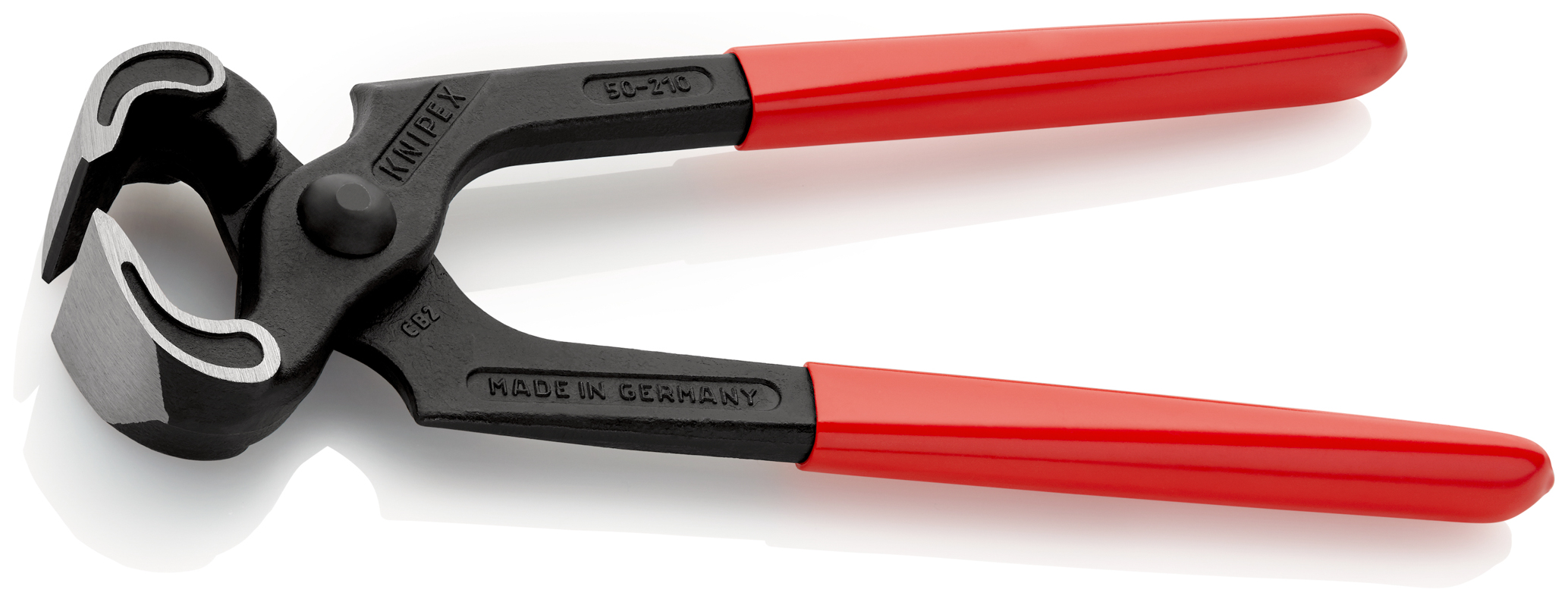 Tenaille Sollicitations extrêmes 210mm - Gainage PVC, tête polie - 60 HRC KNIPEX - 5001210