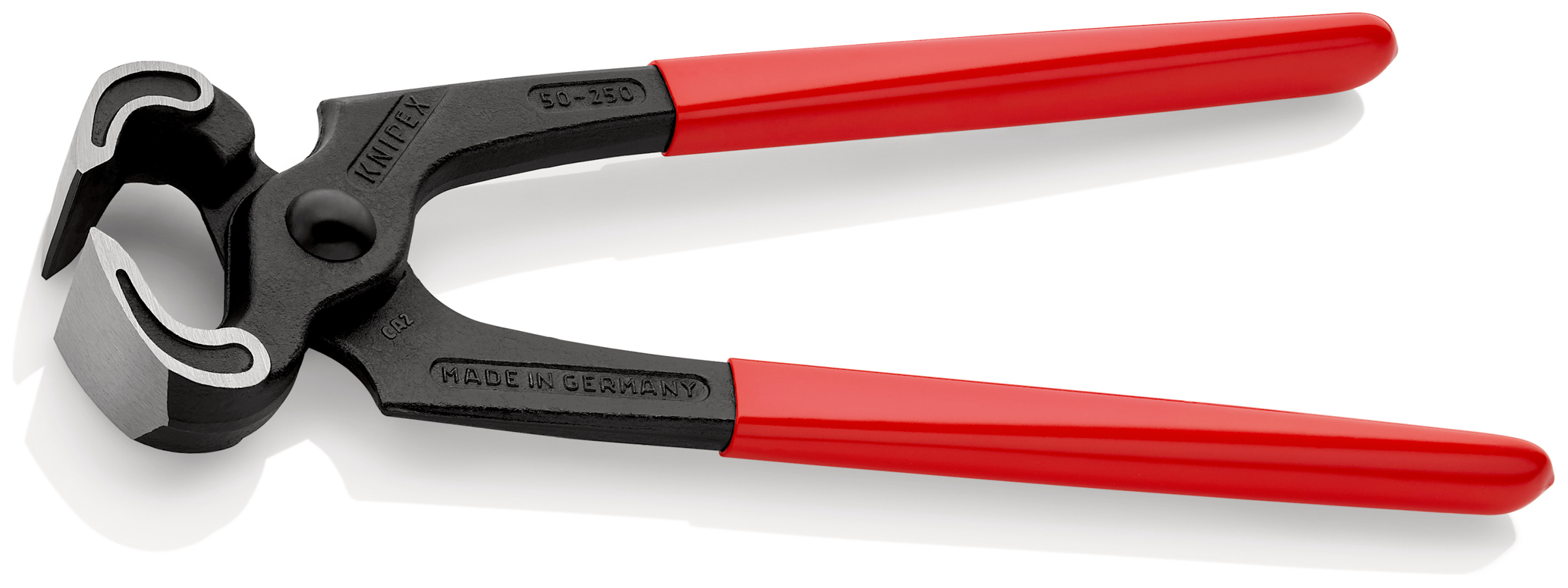 Tenaille Sollicitations extrêmes 250mm - Gainage PVC, tête polie - 60 HRC KNIPEX - 5001250