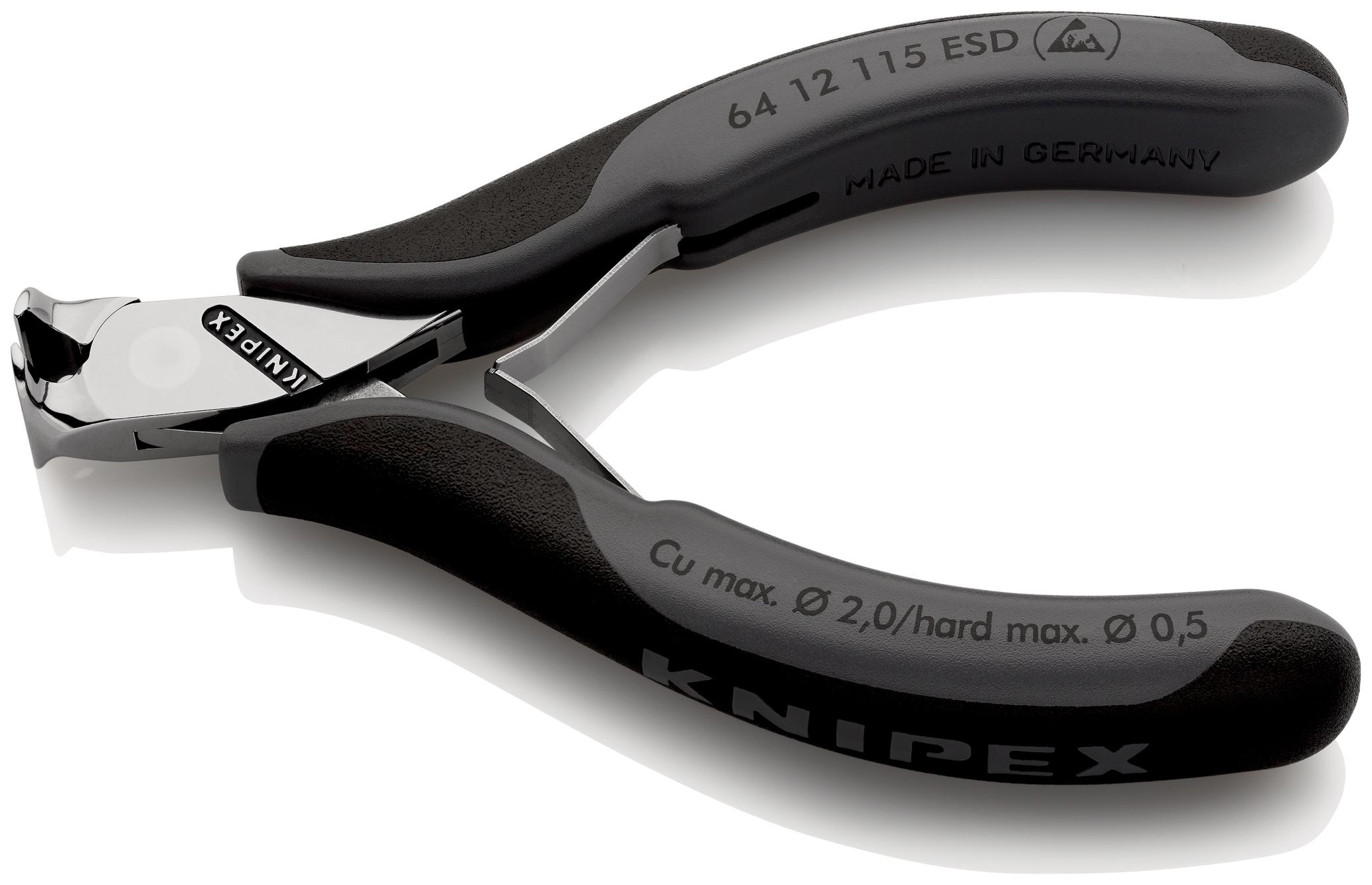 Pince coupante devant 115mm electro esd KNIPEX - 64 12 115 ESD