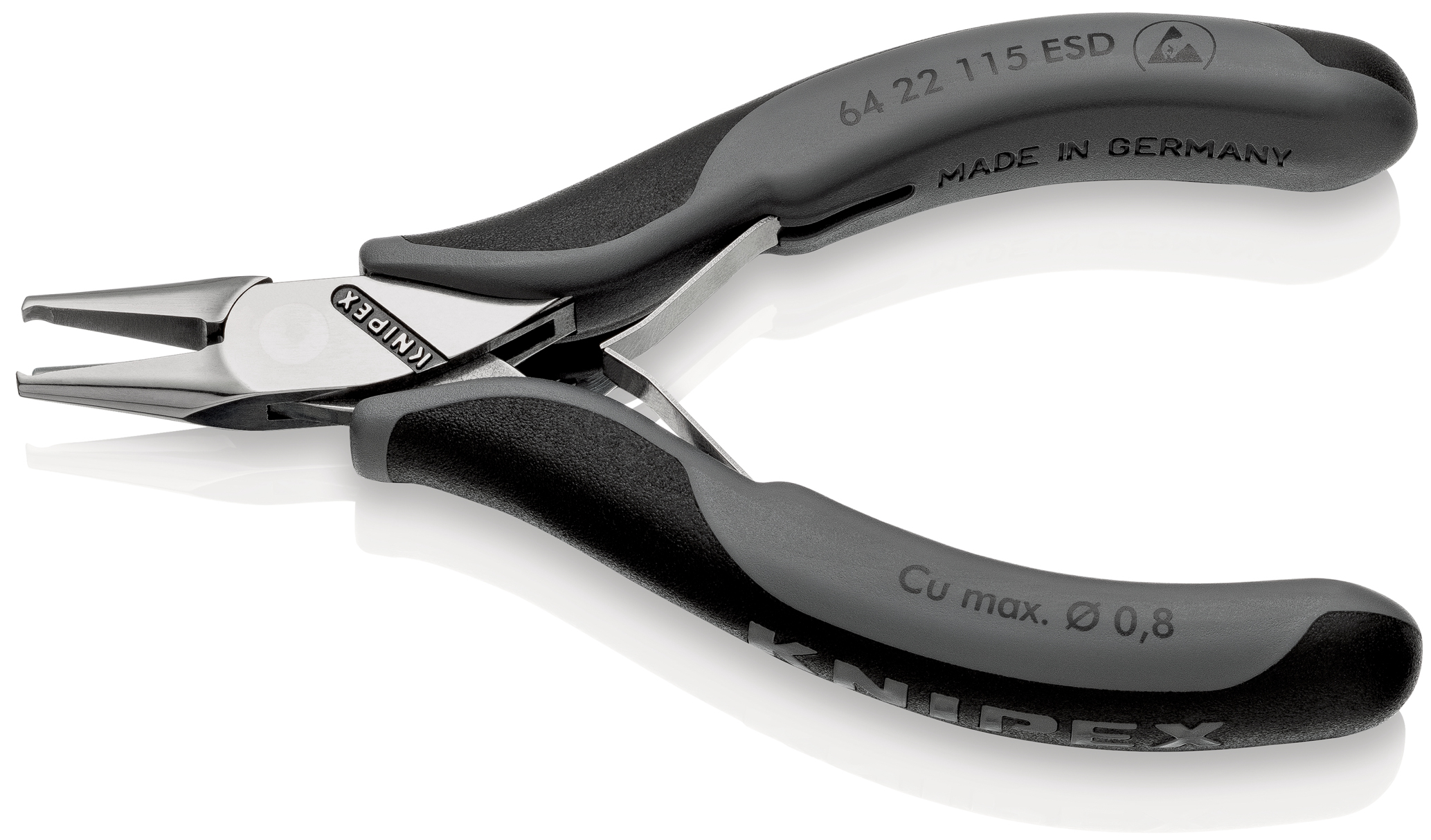 Pince coupante devant 115mm electro esd KNIPEX - 64 22 115 ESD