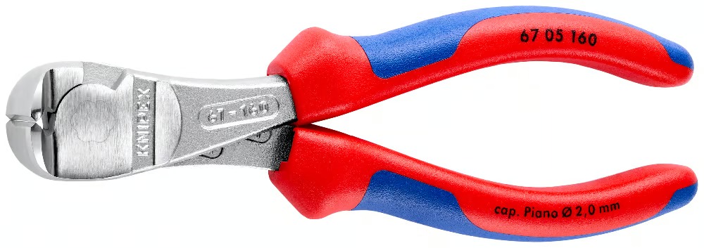 Pince coupante de devant à forte démultiplication 160mm KNIPEX - 67 05 160