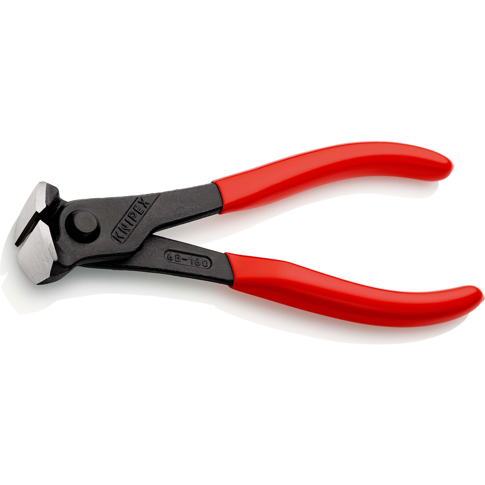 Pince coupante de devant démultipliée à tête large 160mm - Gainage PVC KNIPEX - 6801160S2