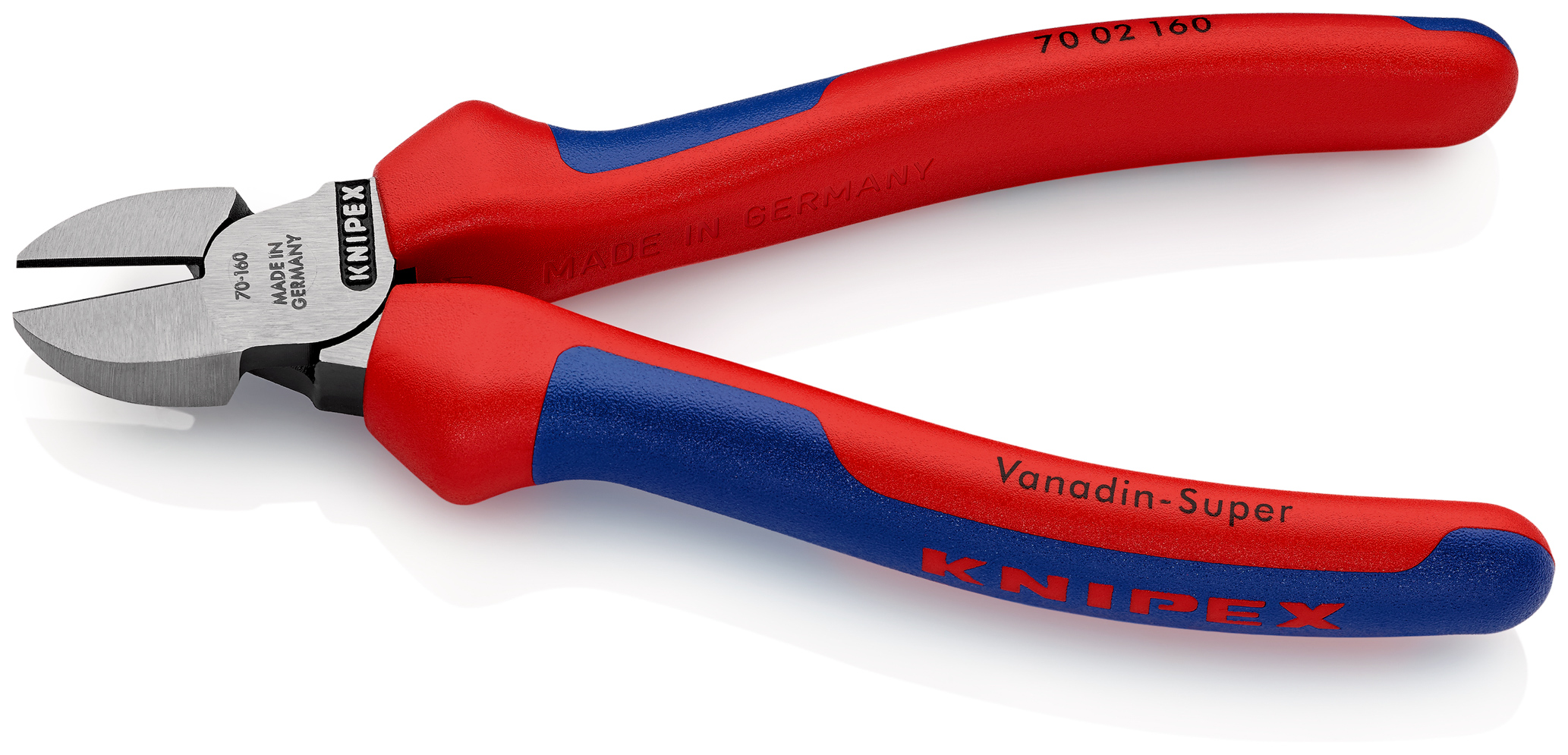 Pince coupante de côté multiusage 160mm - Tête étroite - Tri-matière - 62 HRC KNIPEX - 7002160