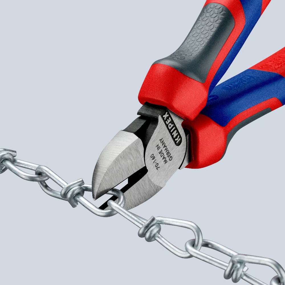Pince coupante de côté multiusage 160mm - Tête étroite - Tri-matière - 62 HRC KNIPEX - 7002160