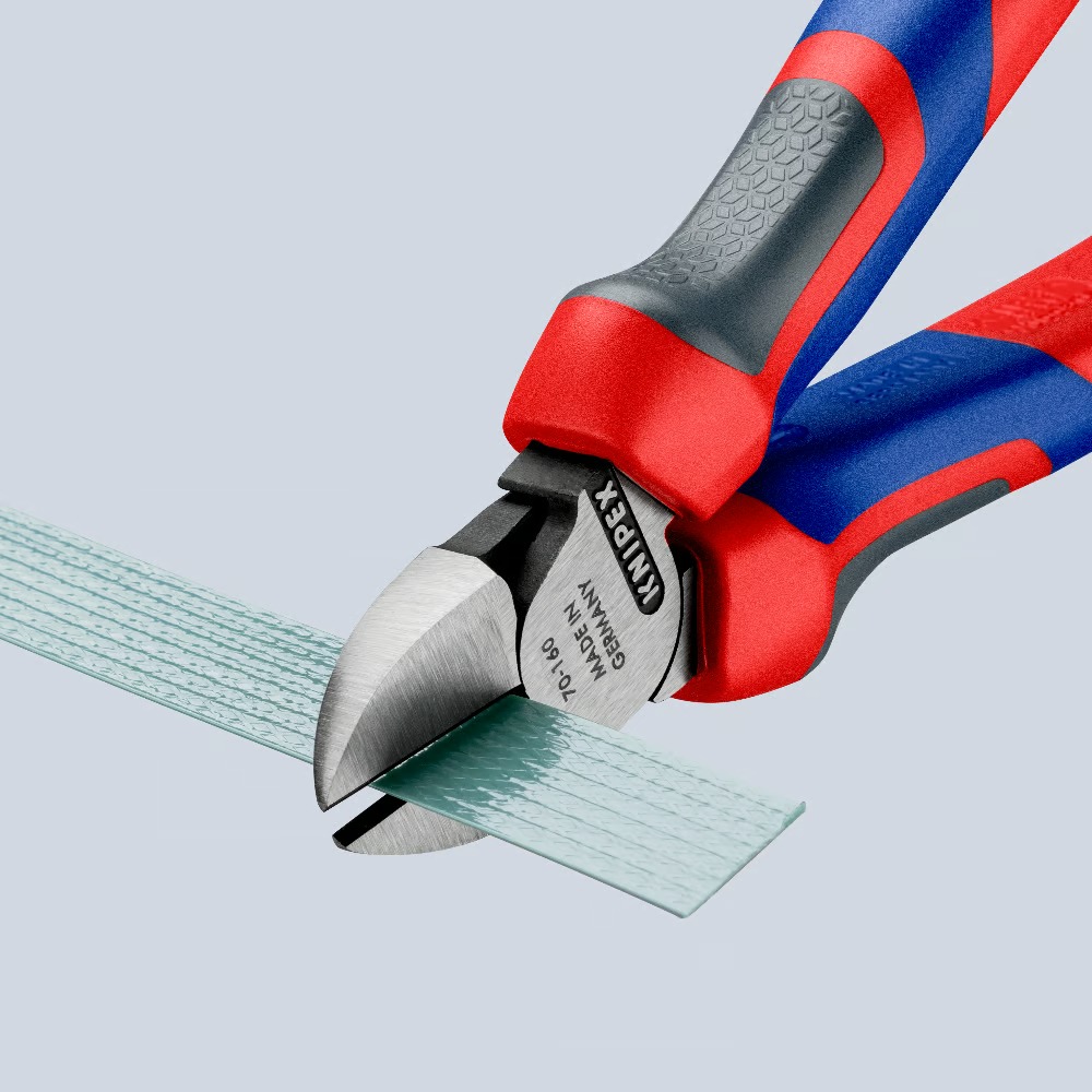 Pince coupante de côté multiusage 160mm - Tête étroite - Tri-matière - 62 HRC KNIPEX - 7002160