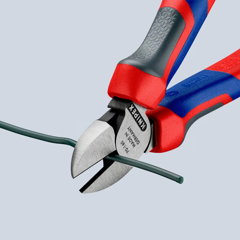 Pince coupante de côté multiusage 160mm - Tête étroite - Tri-matière - 62 HRC KNIPEX - 7002160