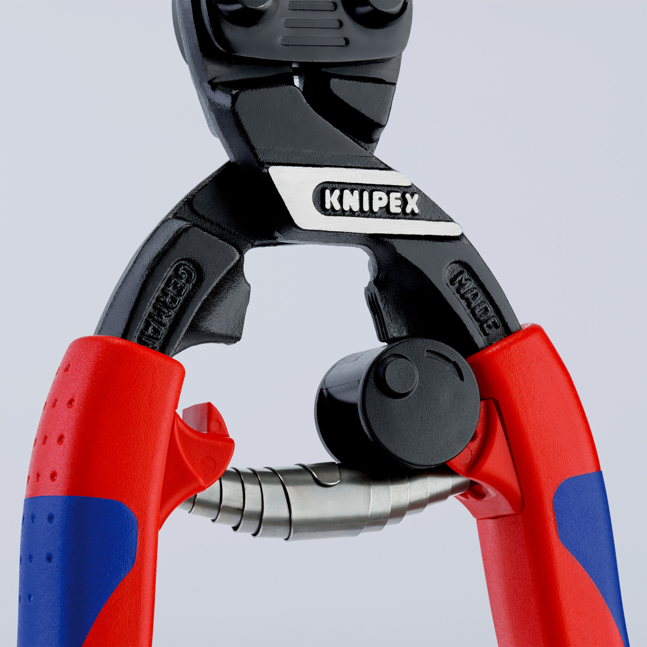 Pince coupe-boulon compact CoBolt 200mm avec ressort - Bi-matière KNIPEX - 7112200