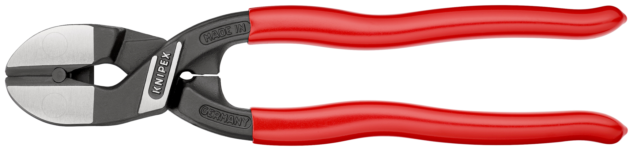 Pince coupe-boulon compact CoBolt 200mm coudée à 20° - Gainage PVC KNIPEX - 7121200