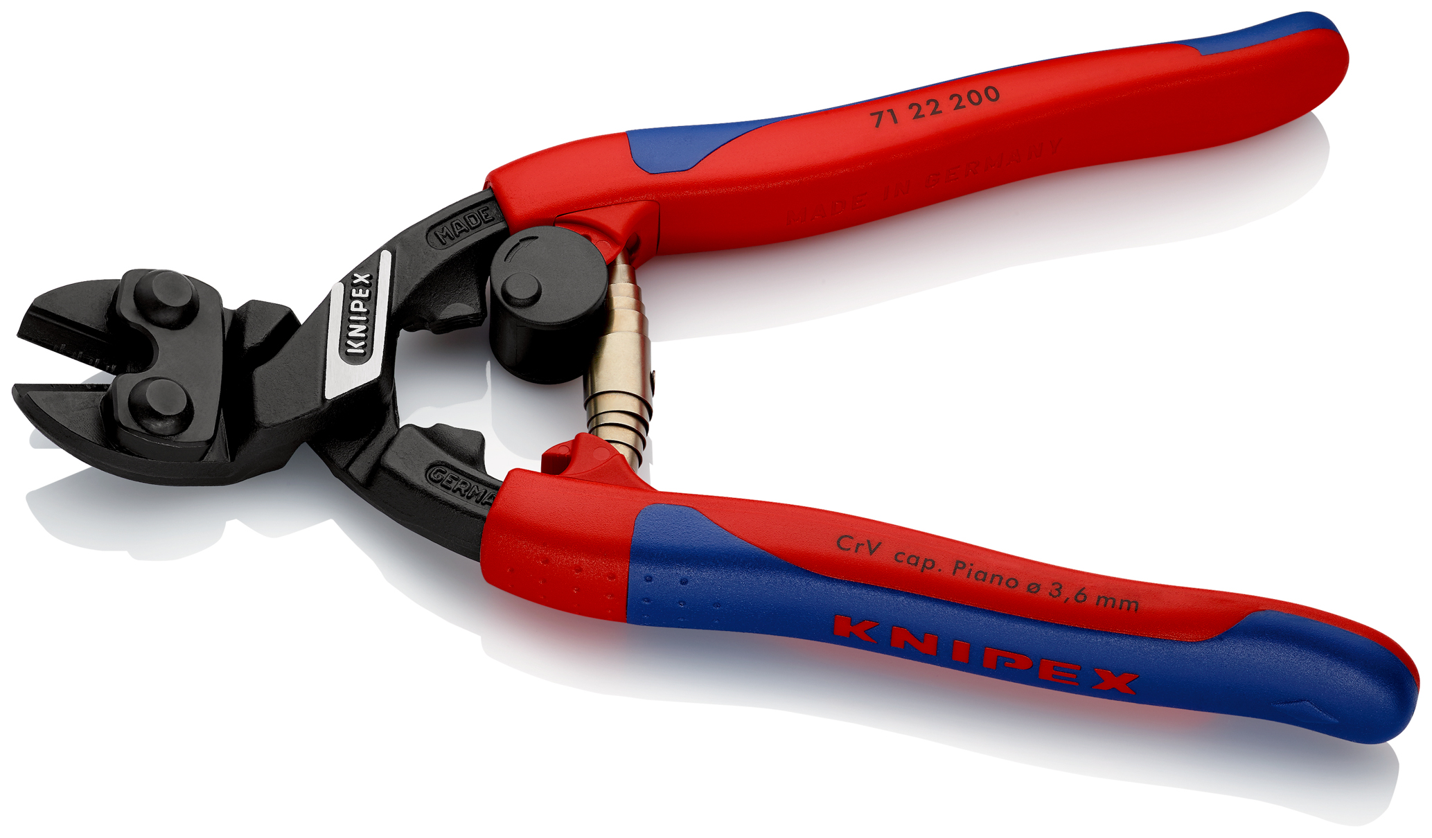 Coupe-boulon compact cobolt® 200mm 20° KNIPEX - 71 22 200 SB