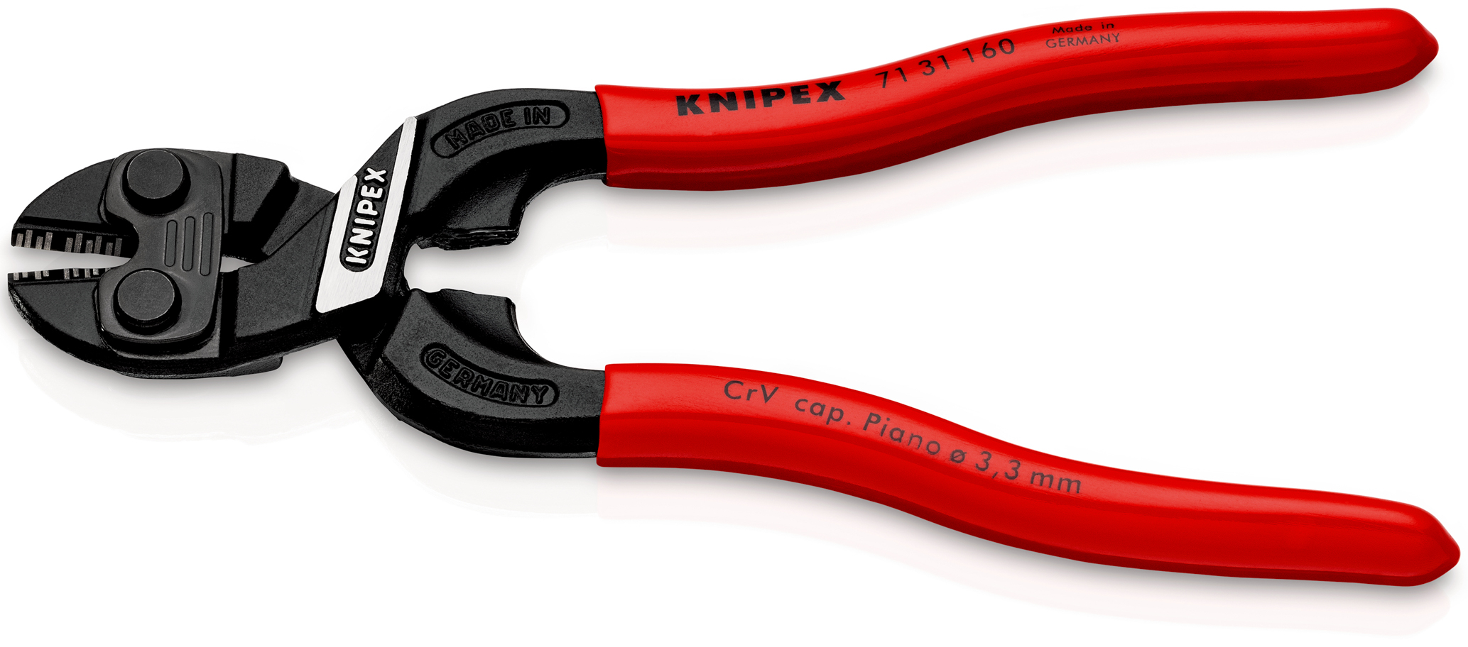 Pince coupe-boulon compact cobolt® 160mm KNIPEX - 71 31 160 SB