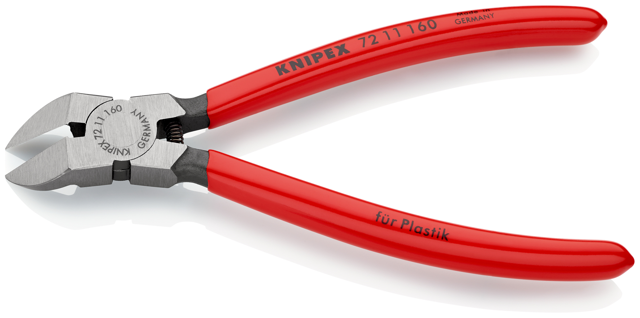 Pince cpte pour cote plastique 160mm 45° KNIPEX - 72 11 160 SB