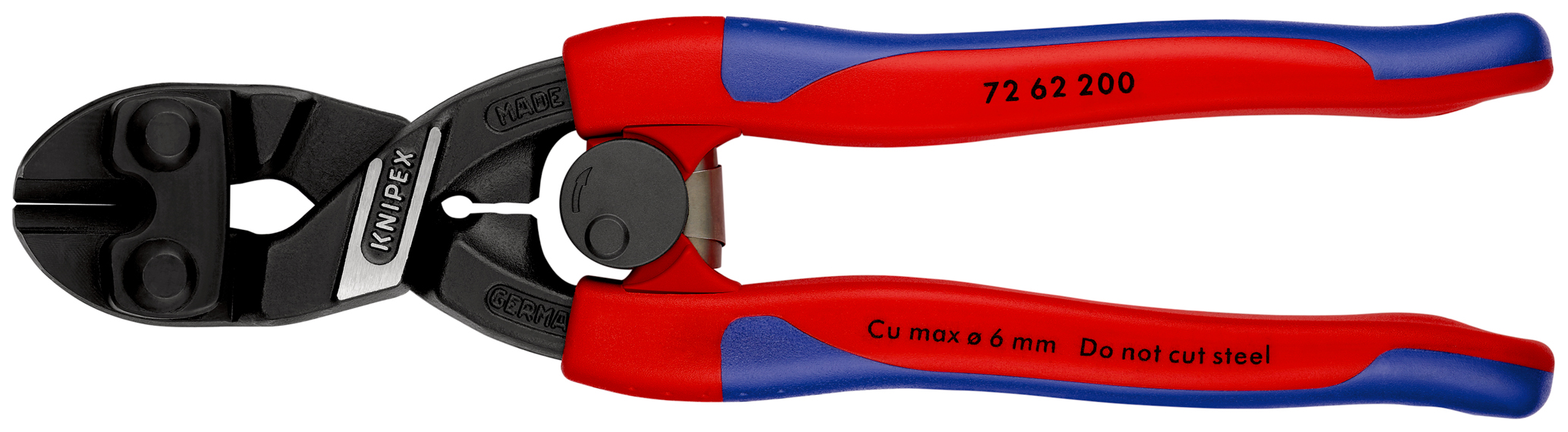 Pince coupante 200mm pr plastique a ras KNIPEX - 72 62 200