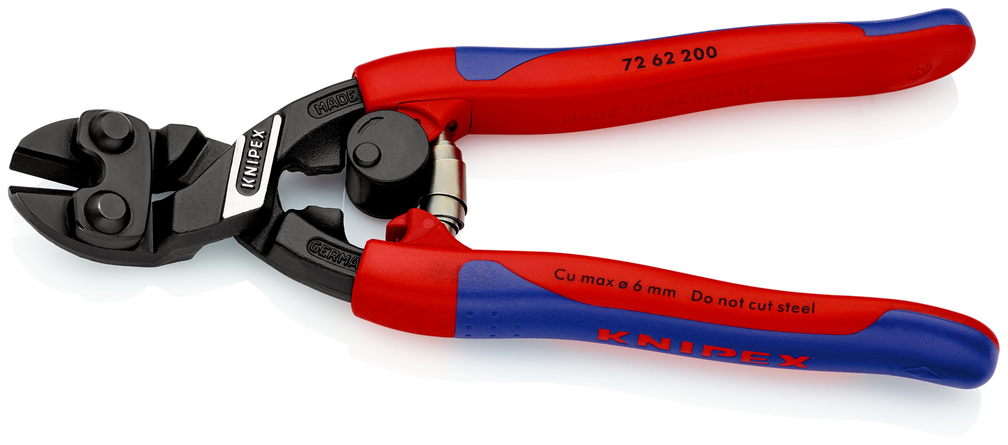 Pince coupante 200mm pr plastique a ras KNIPEX - 72 62 200