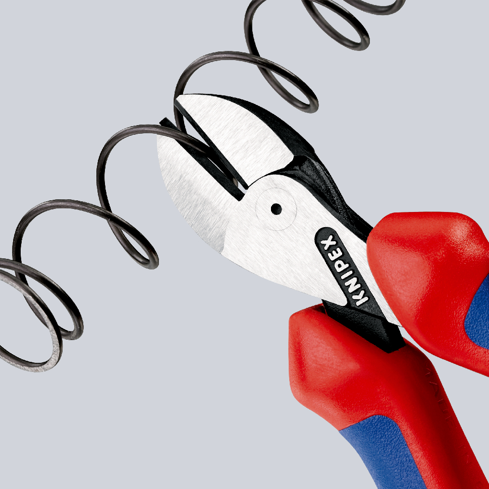 Pince coupante de côté X-Cut à forte démultiplication 160mm - Bi-matière KNIPEX - 7302160