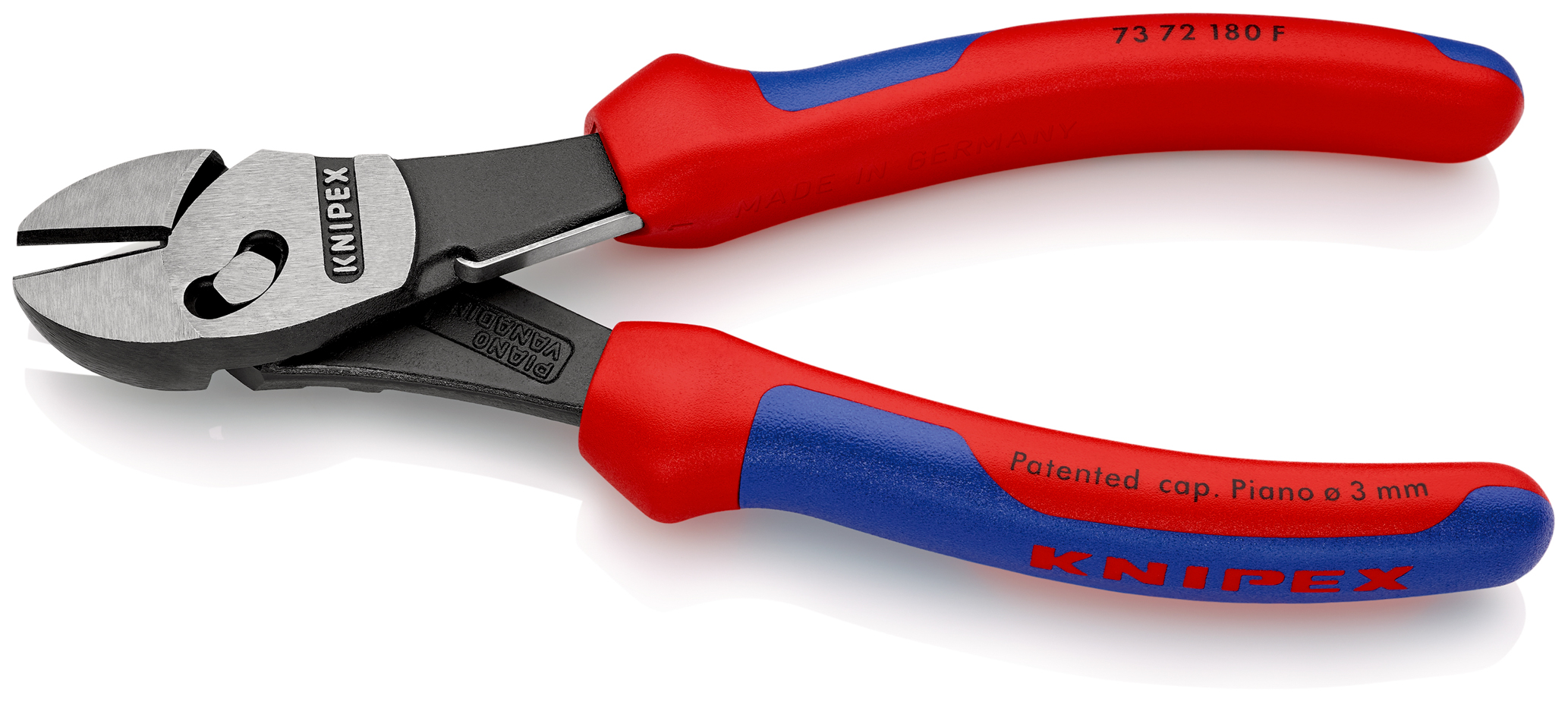 Pince coupante de cote twinforce® 180mm KNIPEX - 73 72 180 F