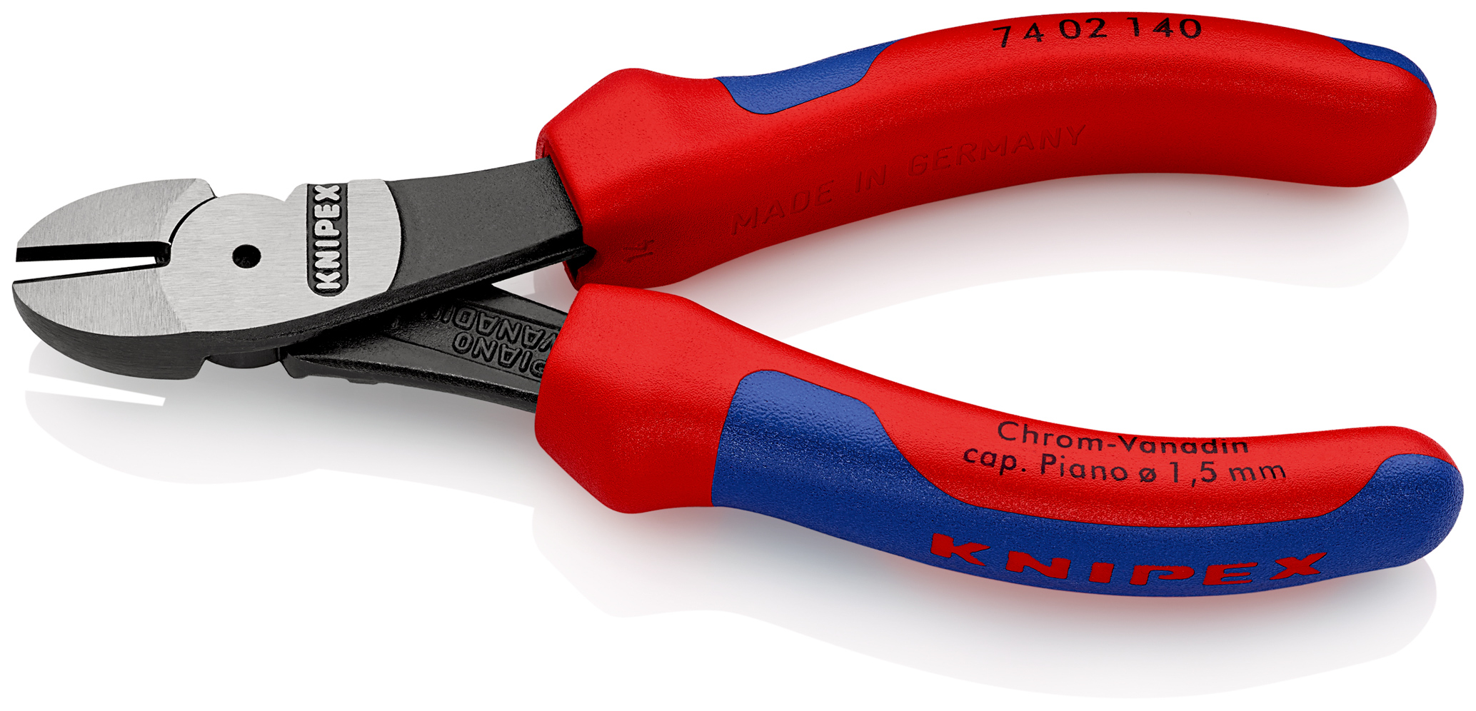 Pce coupante cote fte demultiplic. 140mm KNIPEX - 74 02 140 SB