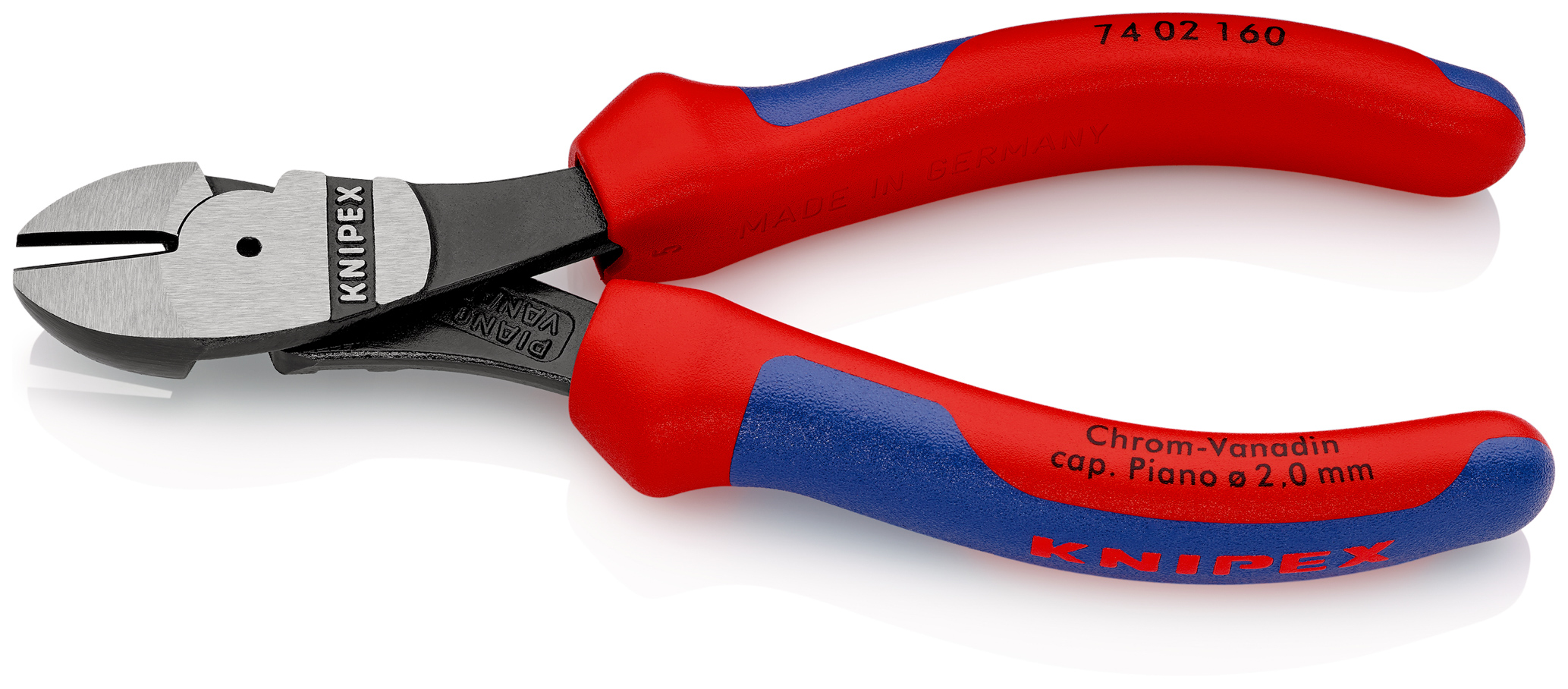 Pince coupante de côté à forte démultiplication 160mm KNIPEX - 74 02 160