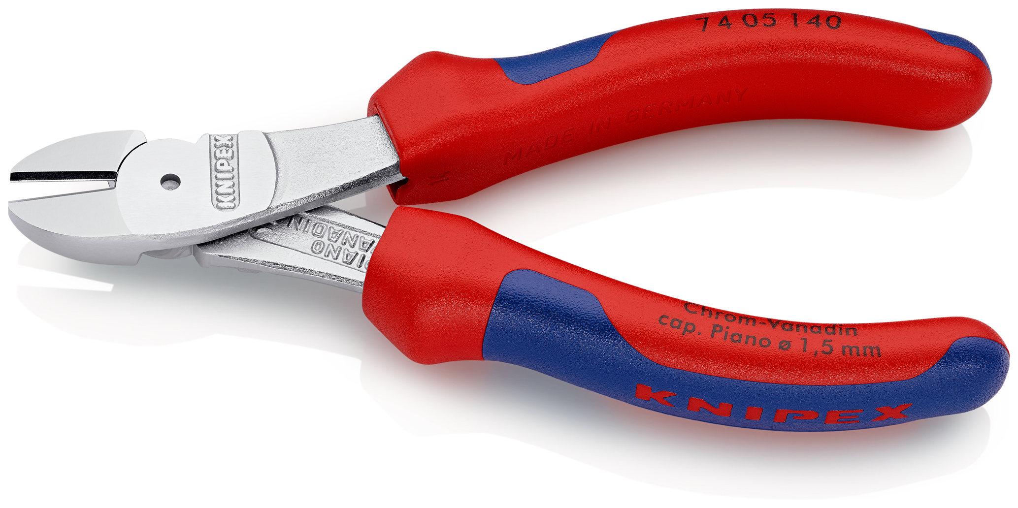 Pce cpte cote fte demult. 140mm chrome KNIPEX - 74 05 140