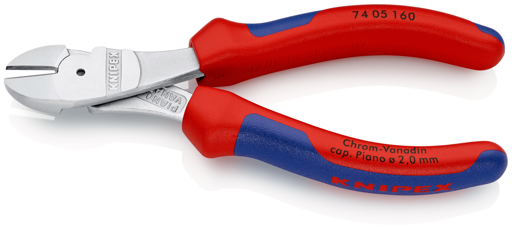 Pce cpte cote fte demult. 160mm chrome KNIPEX - 74 05 160