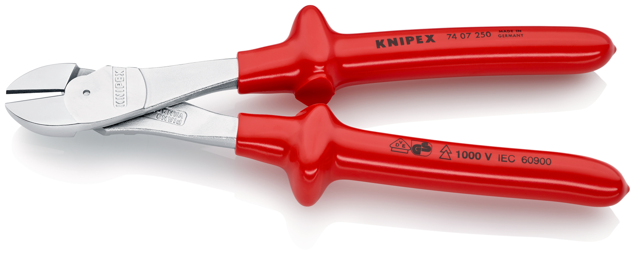 Pce cpte cte fte demult 250mm chr. 1000v KNIPEX - 74 07 250