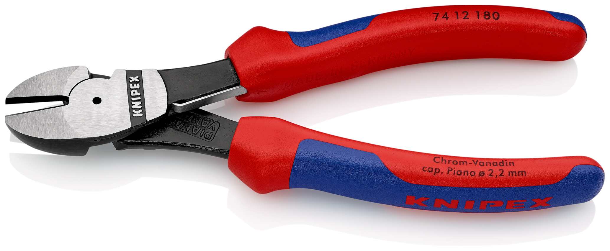 Pnce cpte cte fte demult 180mm av ress KNIPEX - 74 12 180 SB