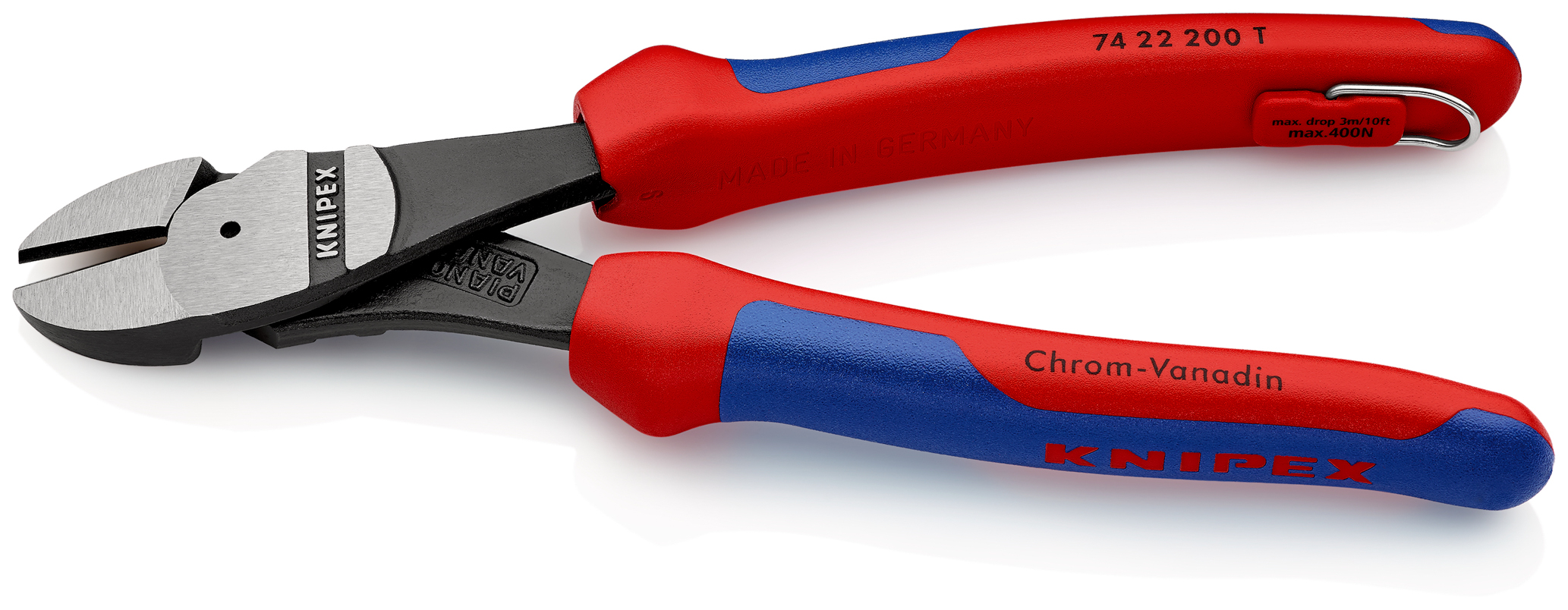 Pce cpte cte fte demult 200mm 25° antich KNIPEX - 74 22 200 T