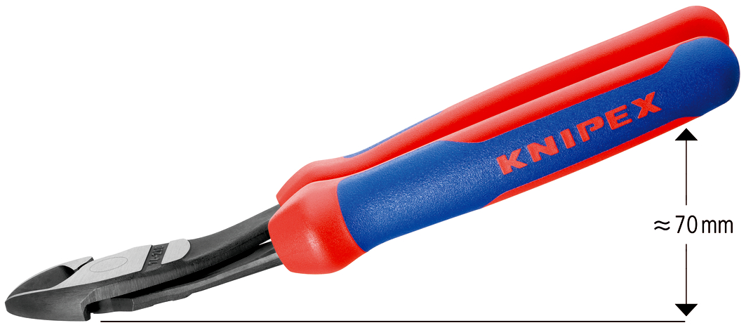 Pce coupante cote fte demult. 200mm 25° KNIPEX - 74 22 200
