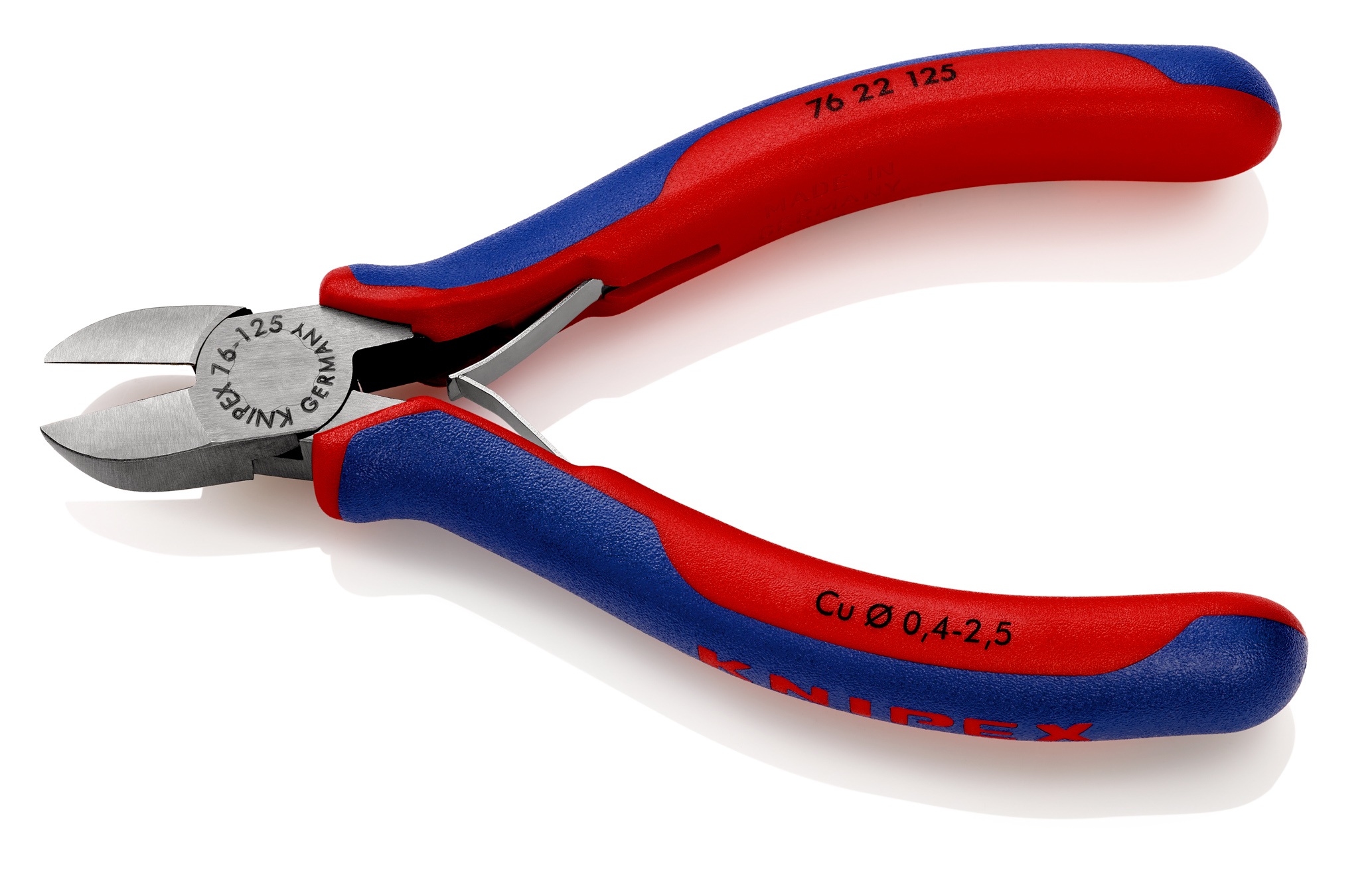 Pince coupante de côté pour électromécanicien - 125 mm - KNIPEX - 76 22 125