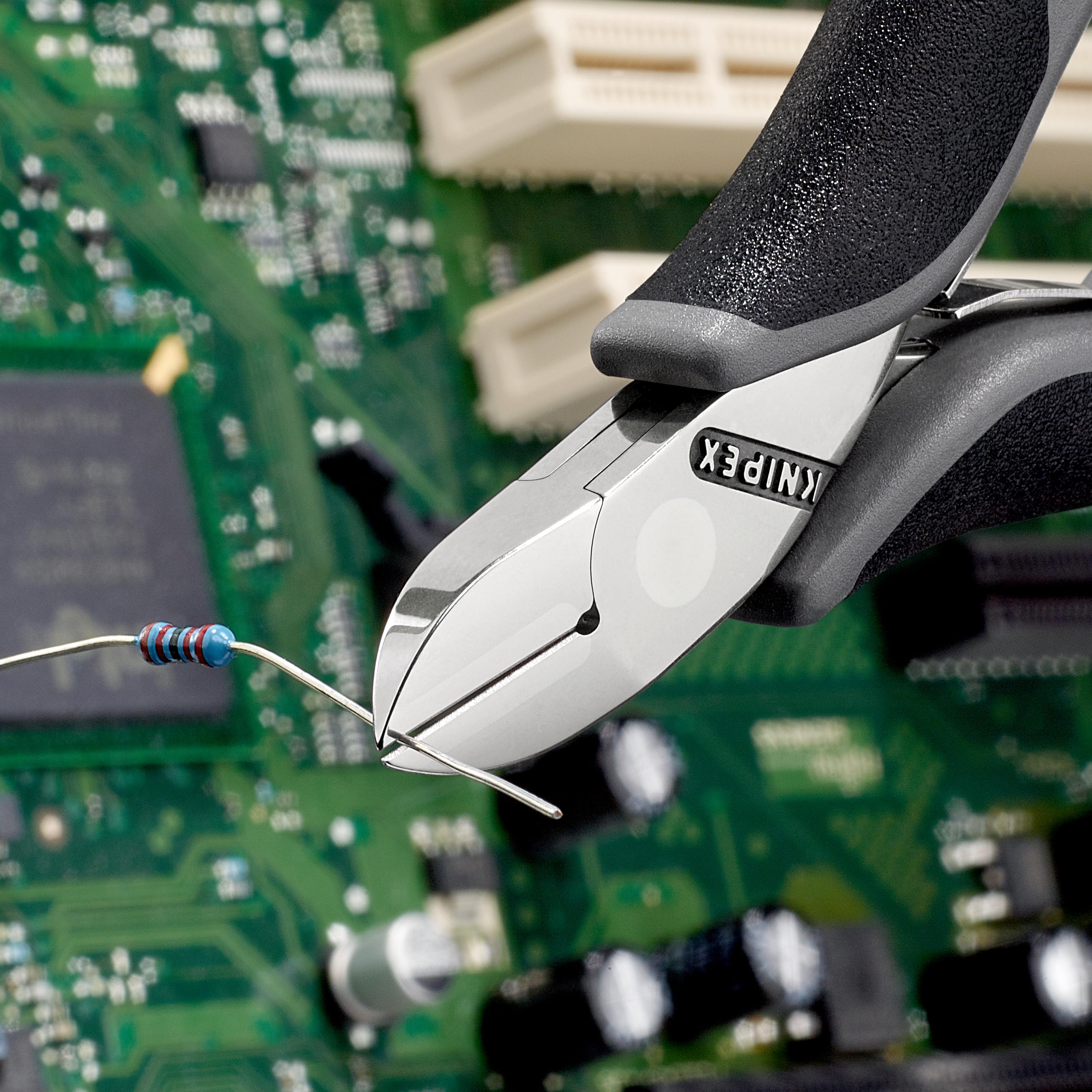 Pince coupante cote electro 115mm esd KNIPEX - 77 02 115 ESD