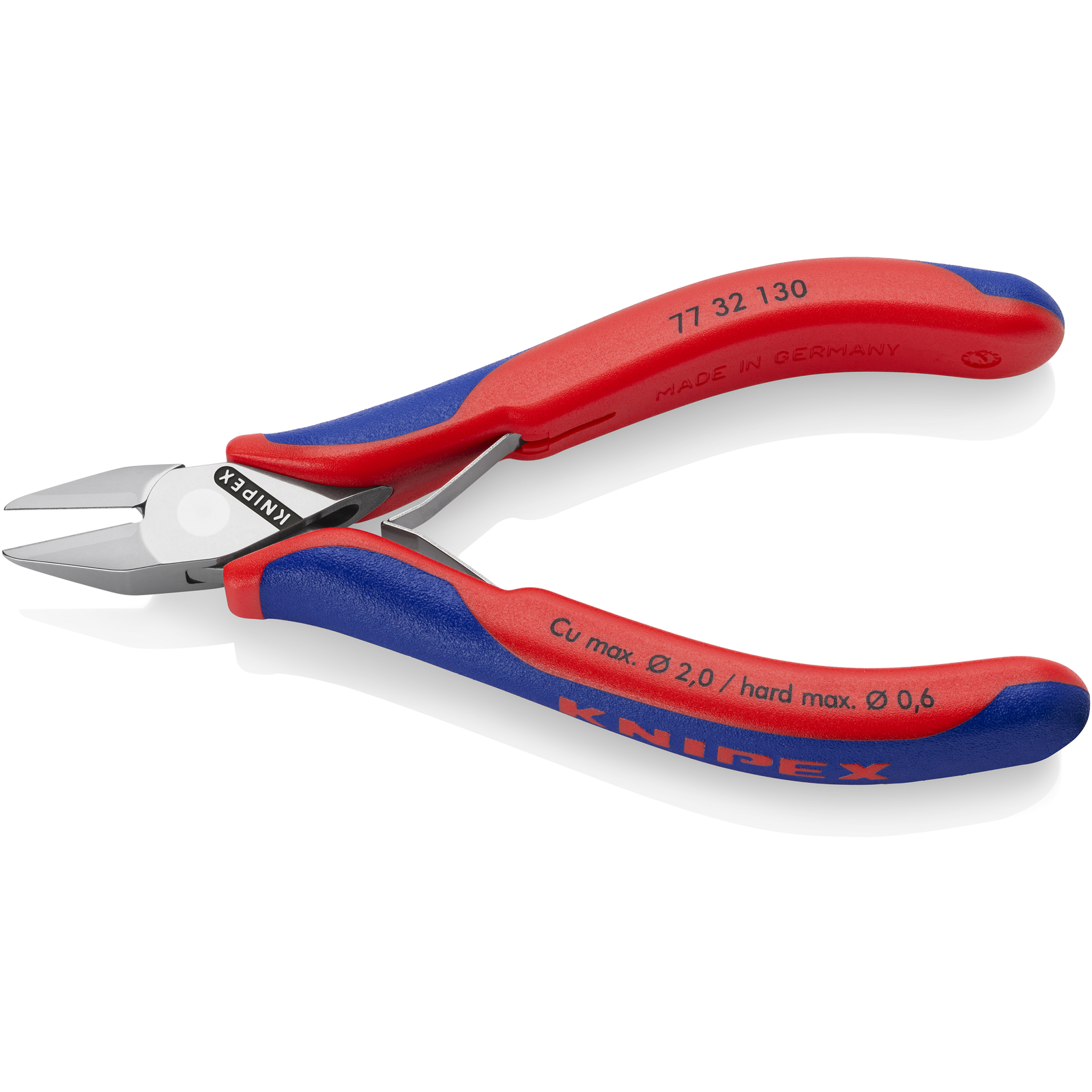 Pinces coupantes de côté pour l’électronique ESD avec gaines bi-matière 130 mm KNIPEX - 7732130