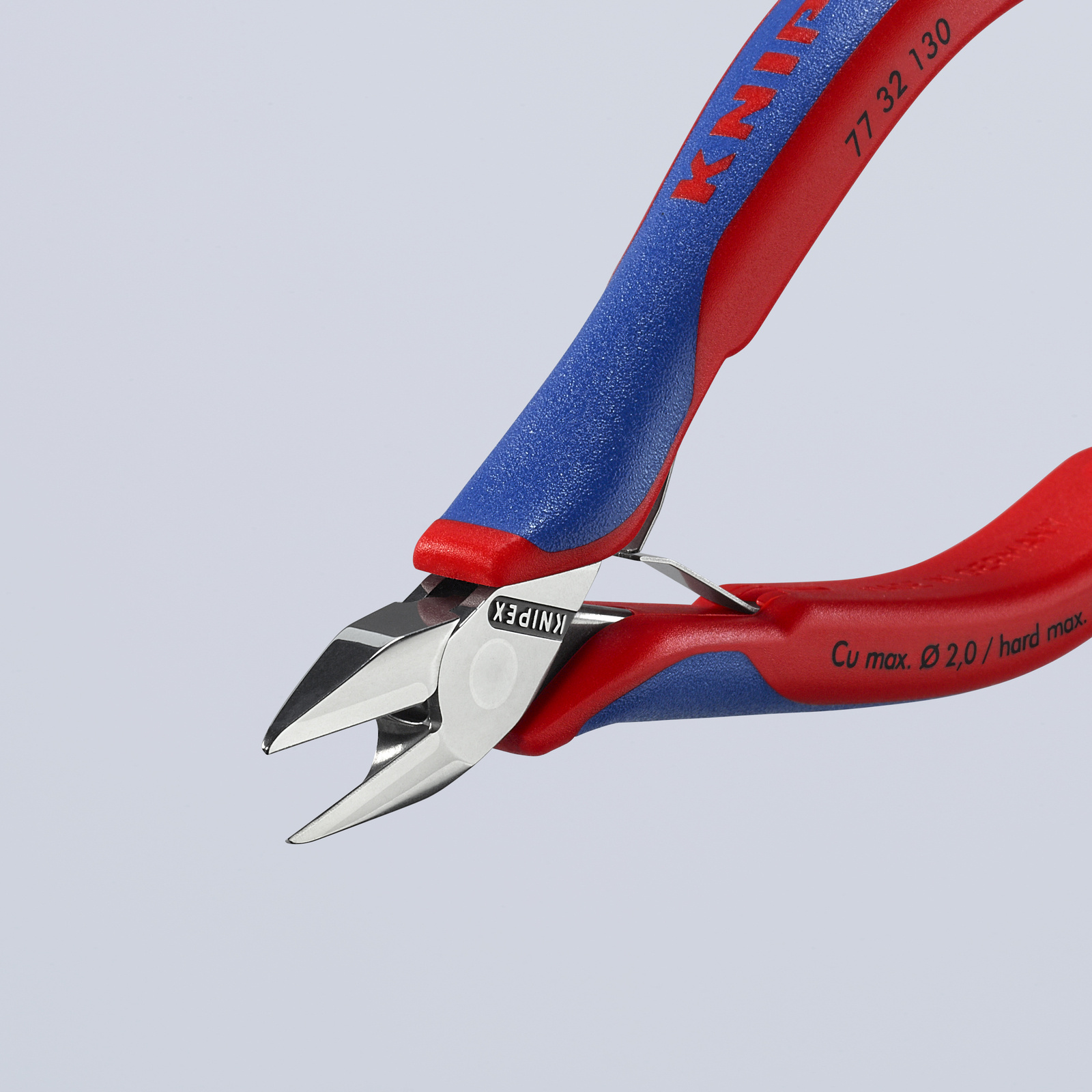 Pinces coupantes de côté pour l’électronique ESD avec gaines bi-matière 130 mm KNIPEX - 7732130