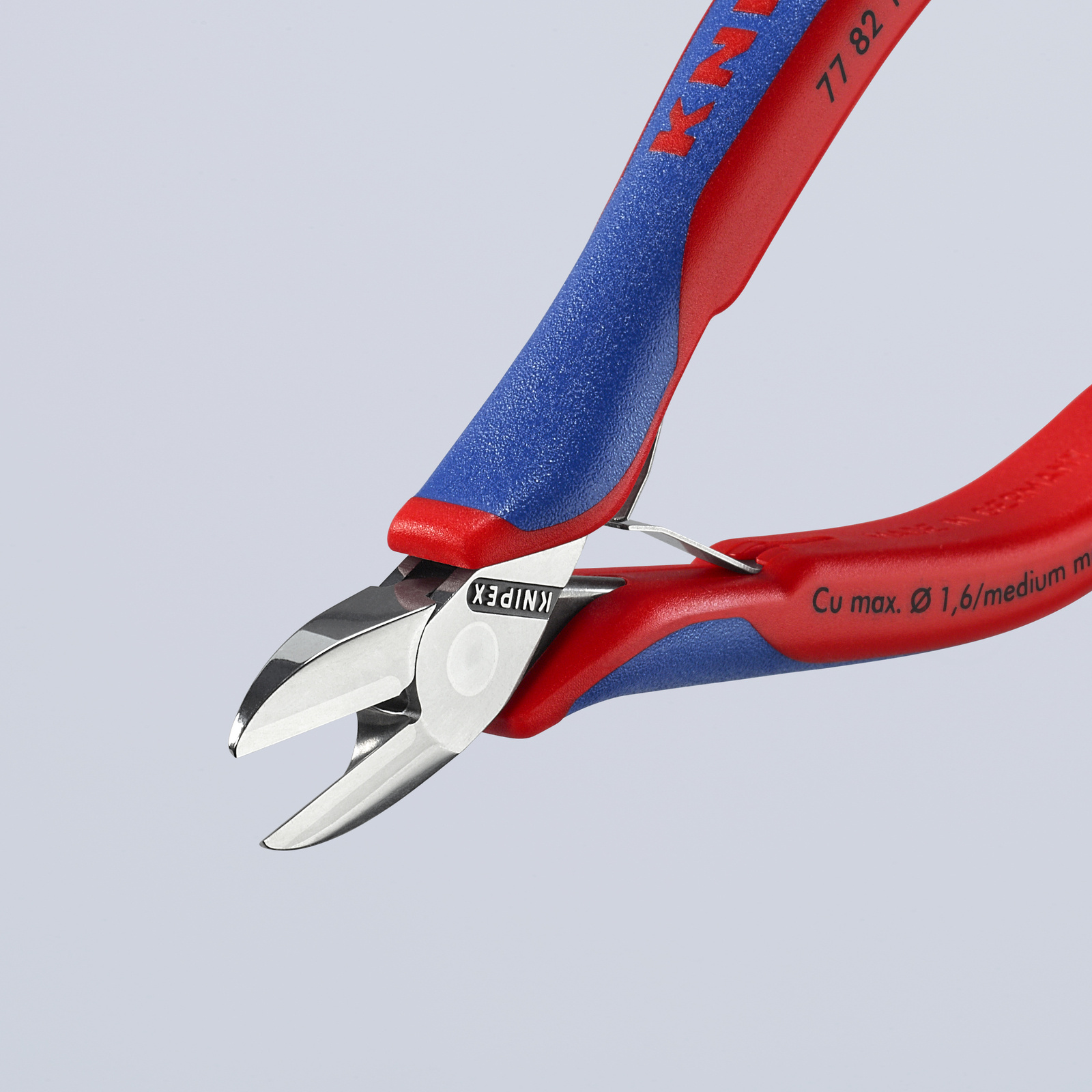 Pince coupante de côté pour l'électronique avec gaines bi-matière 130 mm KNIPEX - 7782130