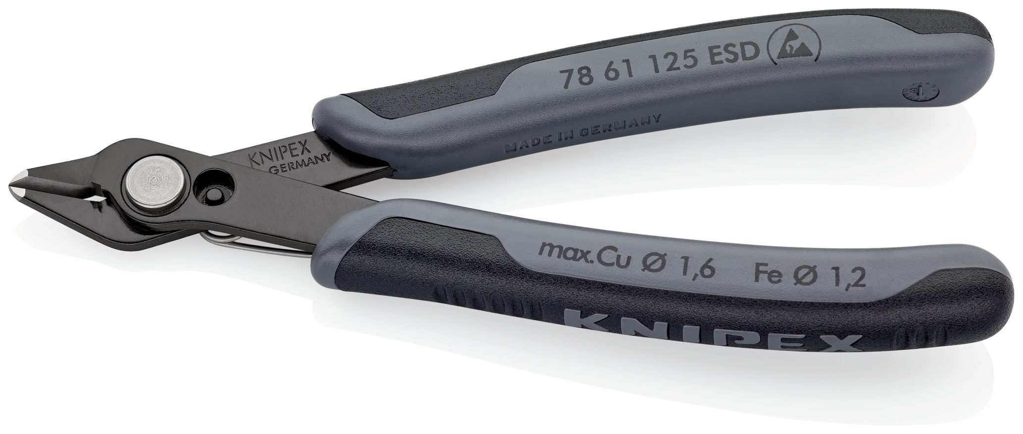 Pince coupante super knips® 125mm esd KNIPEX - 78 61 125 ESD