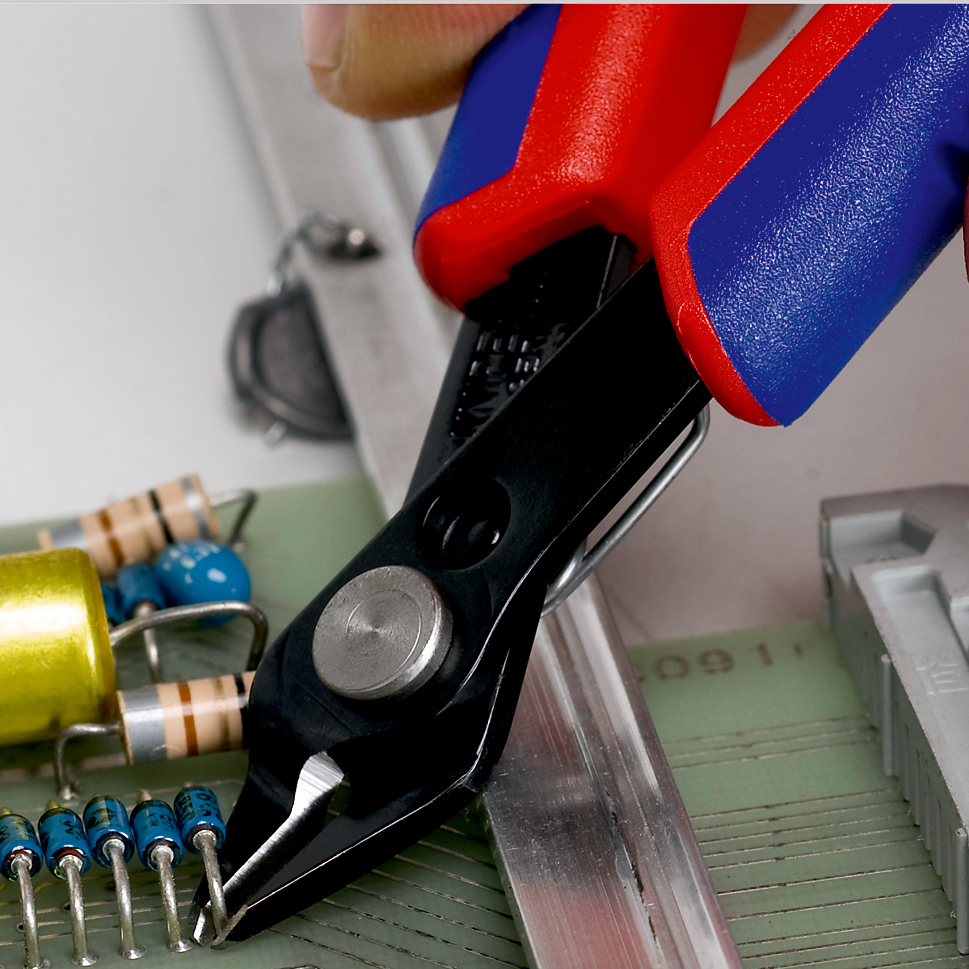 Pince coupante de précision Super Knips 125mm - Ressort - Bi-matière KNIPEX - 7861125
