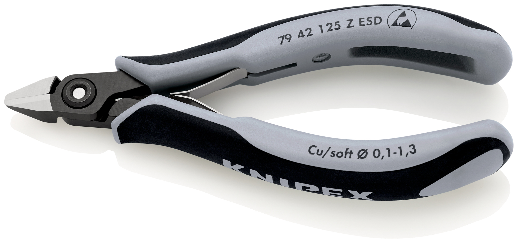 Pince coupante cote electro 125mm esd KNIPEX - 79 42 125 Z ESD