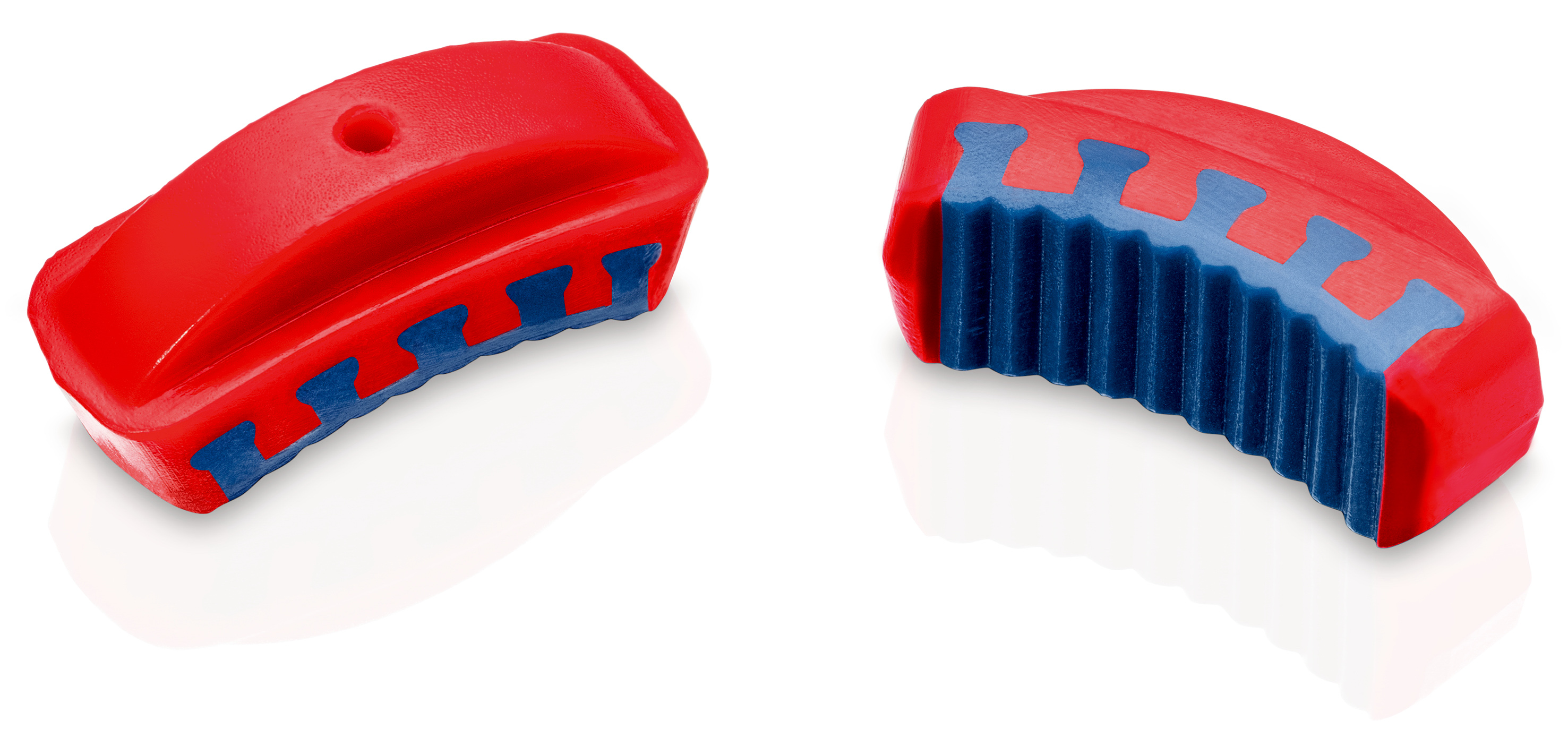 Lot de 4 mâchoires de rechange pour pinces 81 1X 250 Bleu et rouge bi-composant KNIPEX - 8119250V02