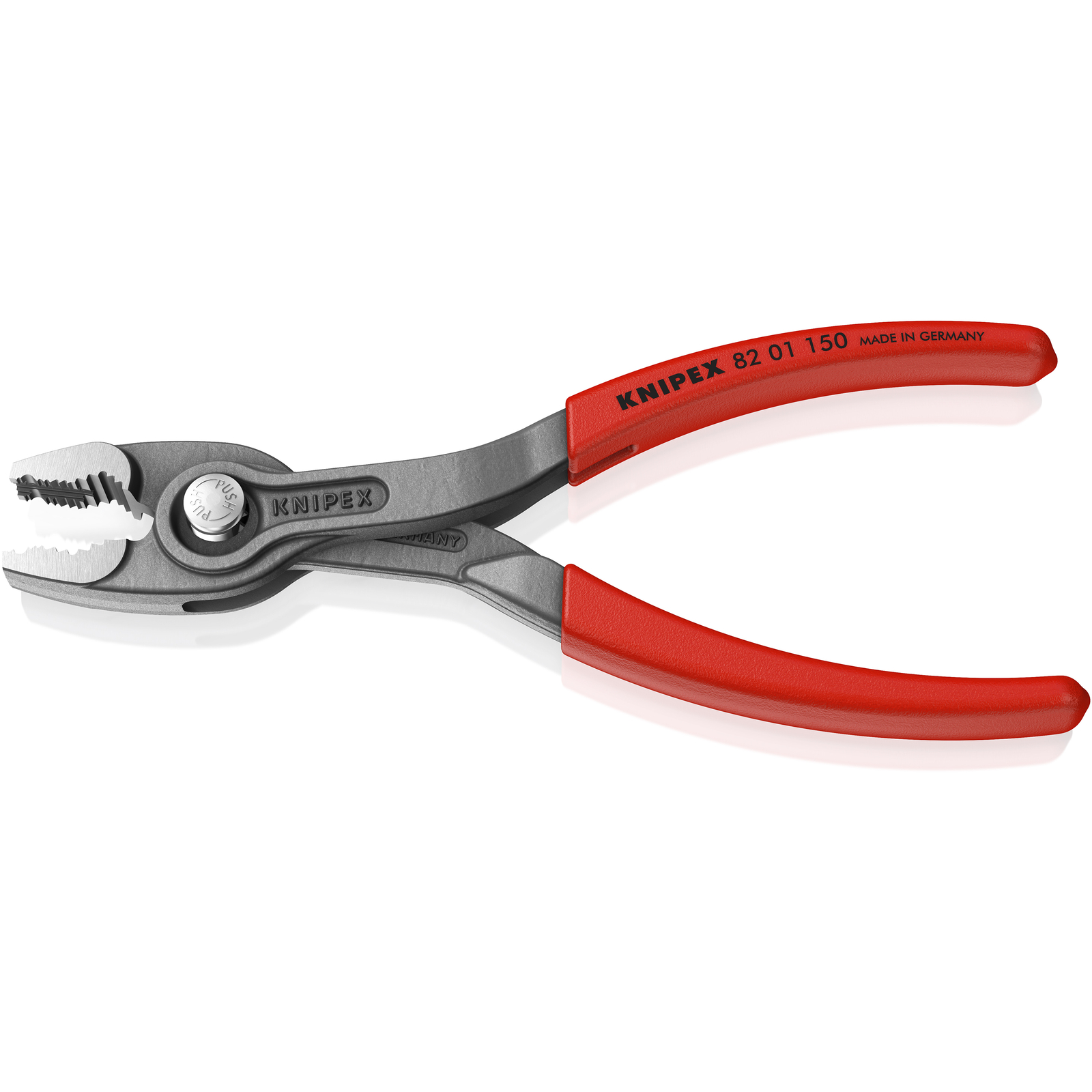 Pince multiprise frontale et latérale Twingrip 150mm - Gainage PVC - Tête polie KNIPEX - 8201150