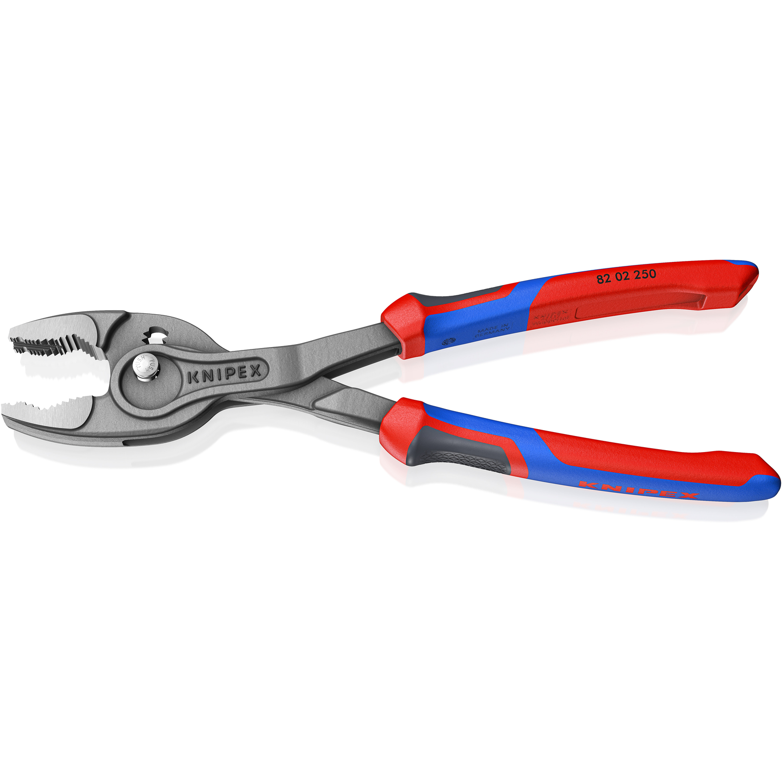 Pince multiprise frontale Twingrip 250mm - Gainage Bi-matière - Tête polie KNIPEX - 8202250