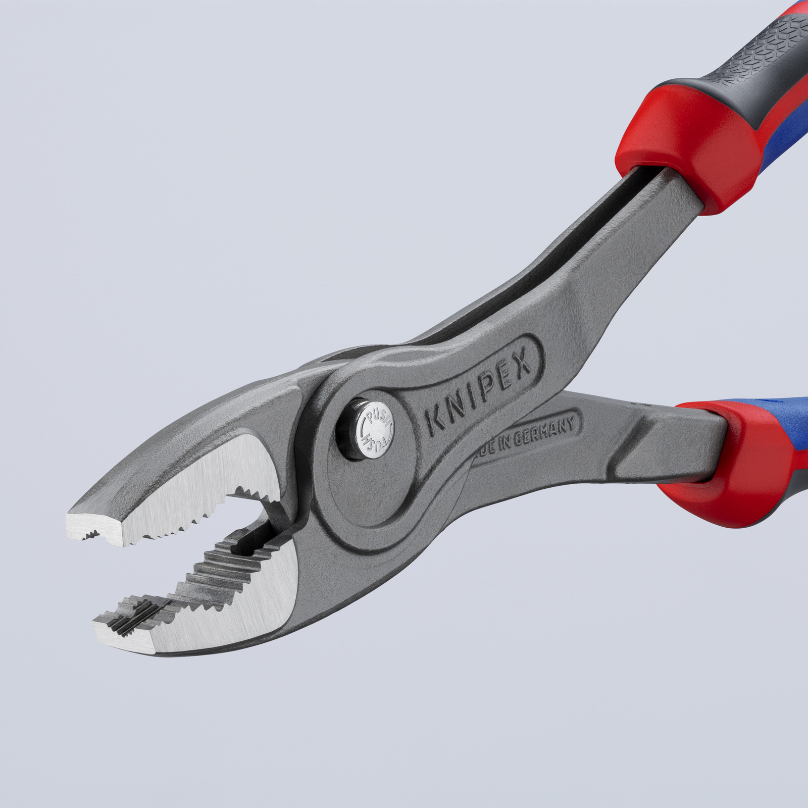 Pince multiprise frontale Twingrip 250mm - Gainage Bi-matière - Tête polie KNIPEX - 8202250