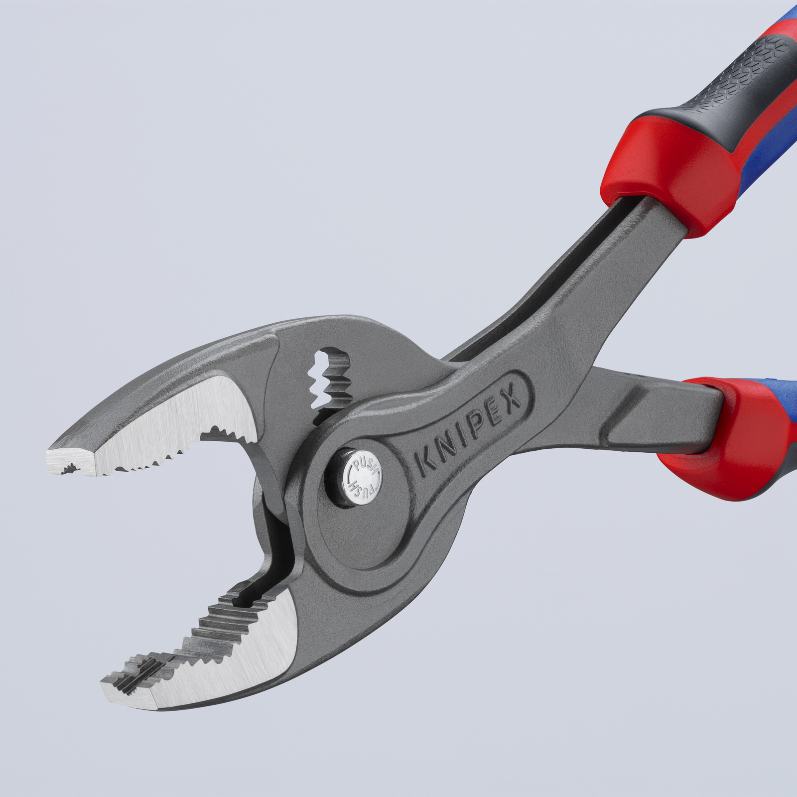 Pince multiprise frontale Twingrip 250mm - Gainage Bi-matière - Tête polie KNIPEX - 8202250