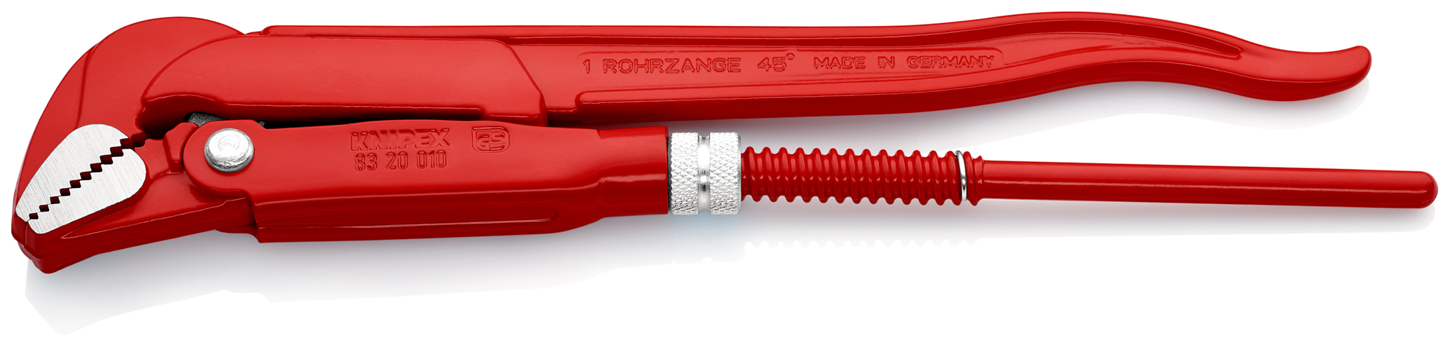 Clé serre-tubes 320mm avec mâchoires coudées à 45° - Ouverture: 42mm KNIPEX - 8320010