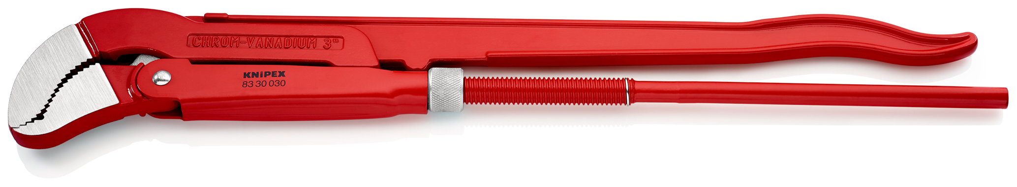 Clé serre-tubes 680mm à mâchoires coudées en S - Ouverture: 10 - 120mm KNIPEX - 8330030