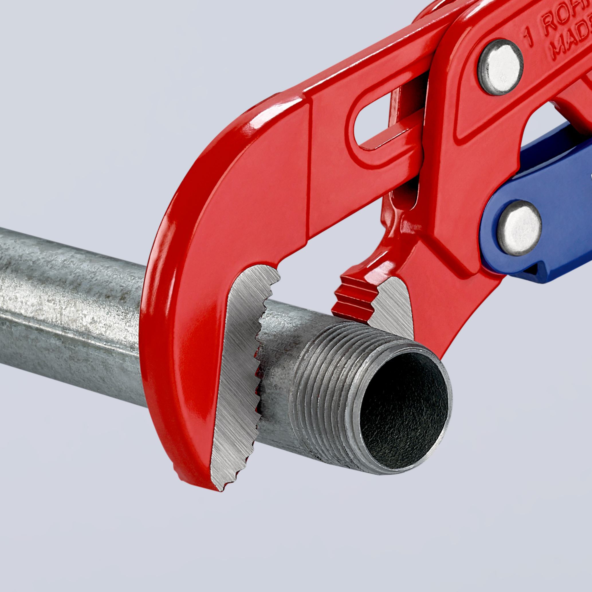 Clé serre-tubes 330mm à mâchoires en S - Réglage par bouton - Ouverture: 42mm KNIPEX - 8360010