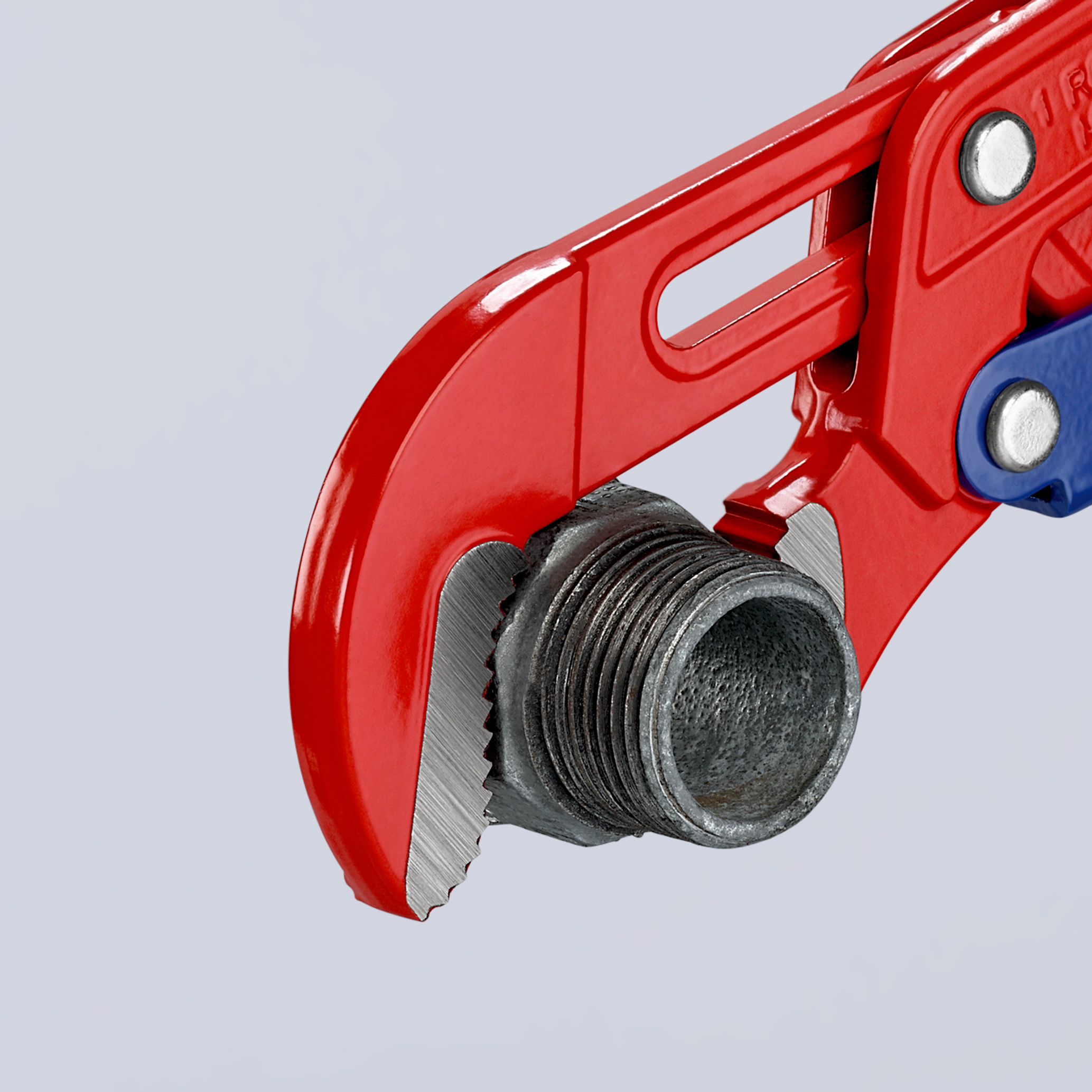 Clé serre-tubes 330mm à mâchoires en S - Réglage par bouton - Ouverture: 42mm KNIPEX - 8360010